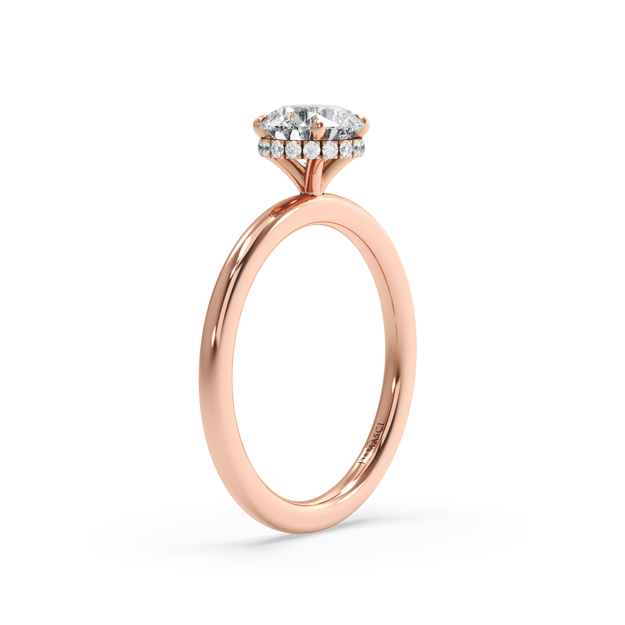 Hidden Halo with Simple Band - Round