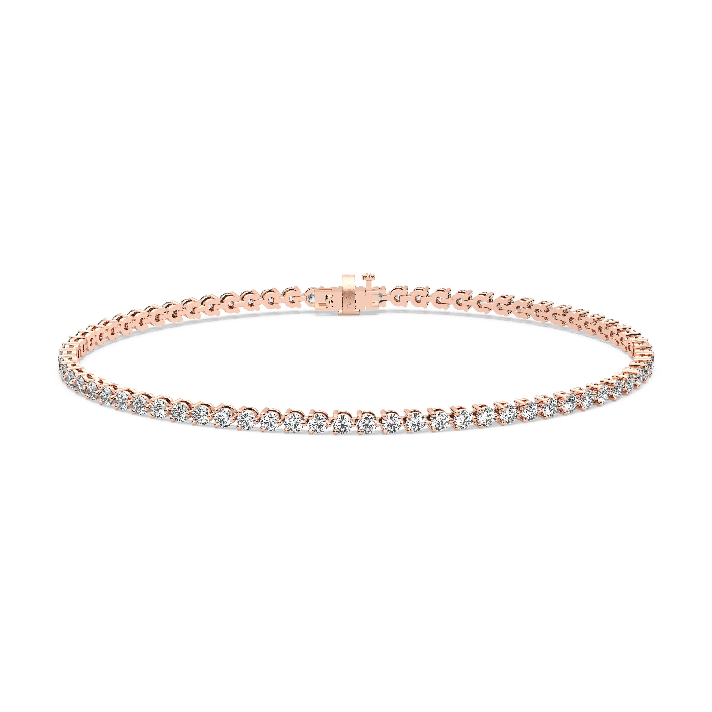 Three-Prong Diamond Tennis Bracelet (2.22 TCW)