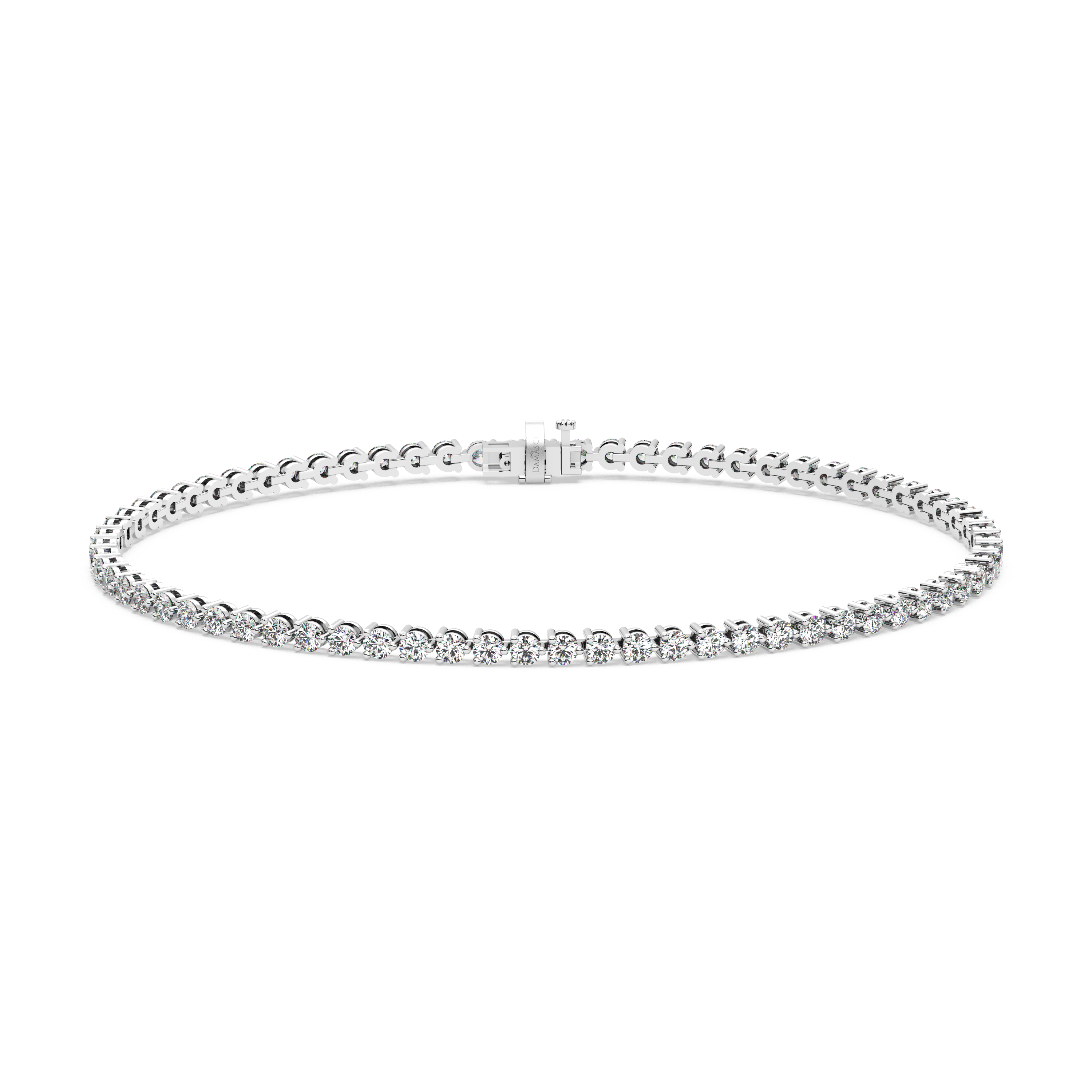 Three-Prong Diamond Tennis Bracelet (2.22 TCW)
