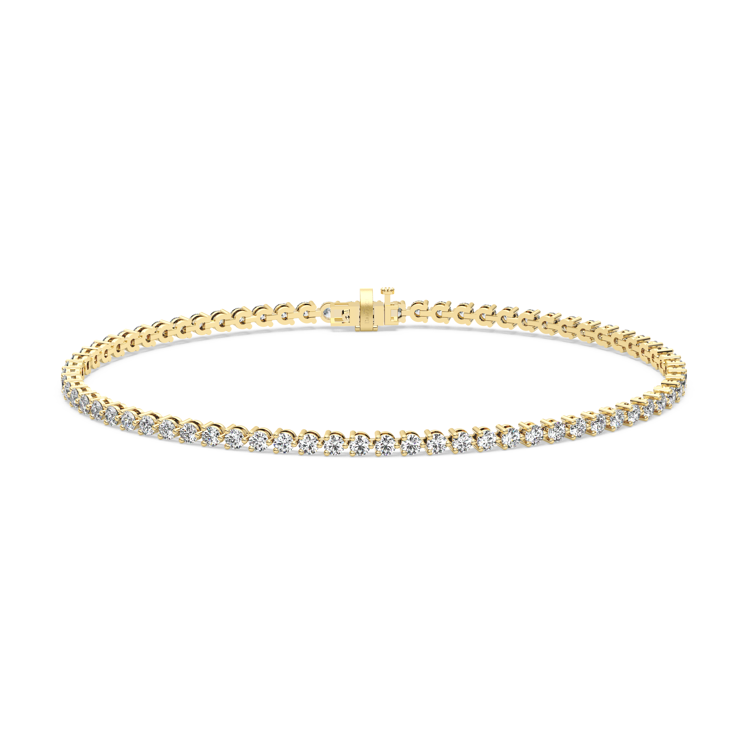 Three-Prong Diamond Tennis Bracelet (2.22 TCW)