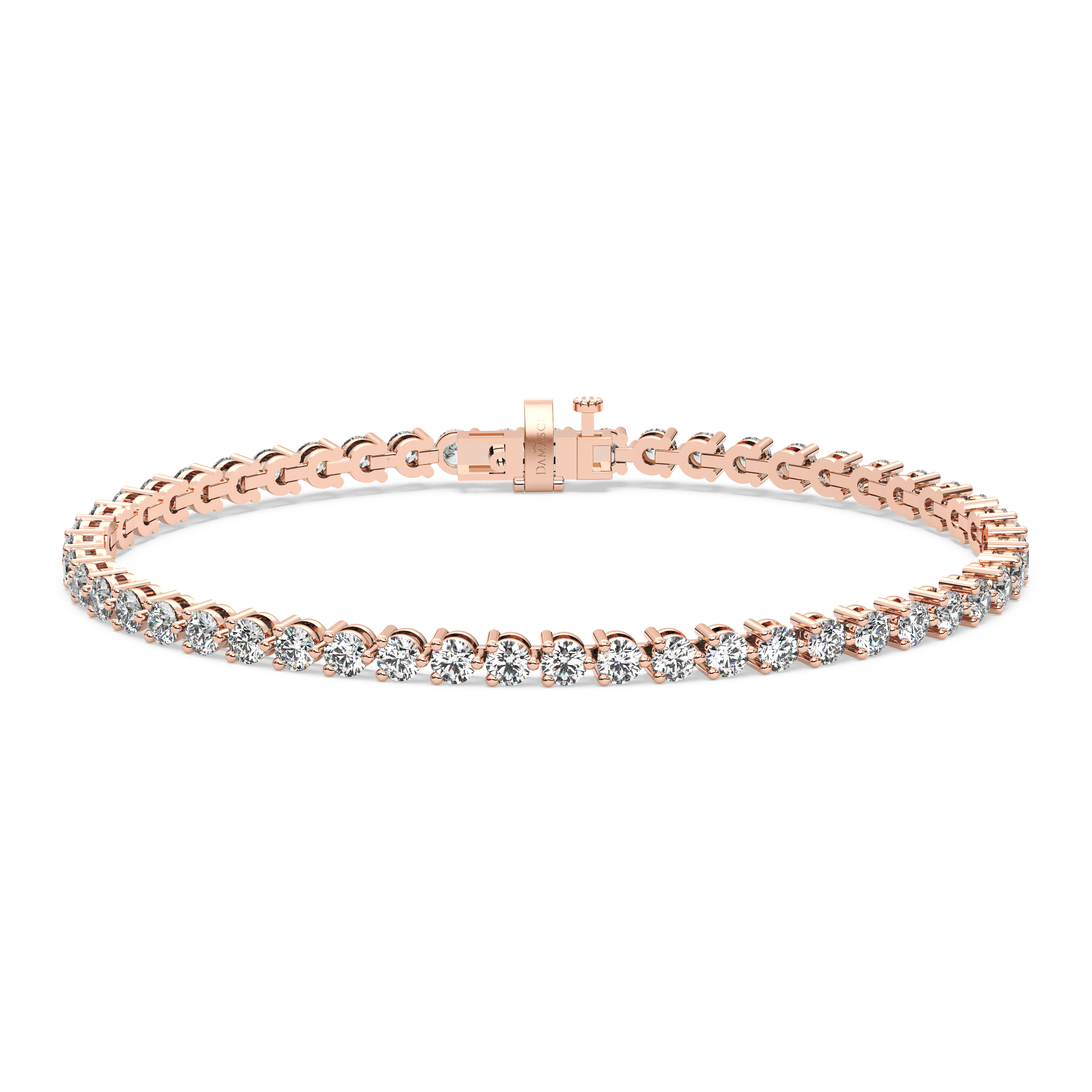 Three-Prong Diamond Tennis Bracelet (5 TCW)