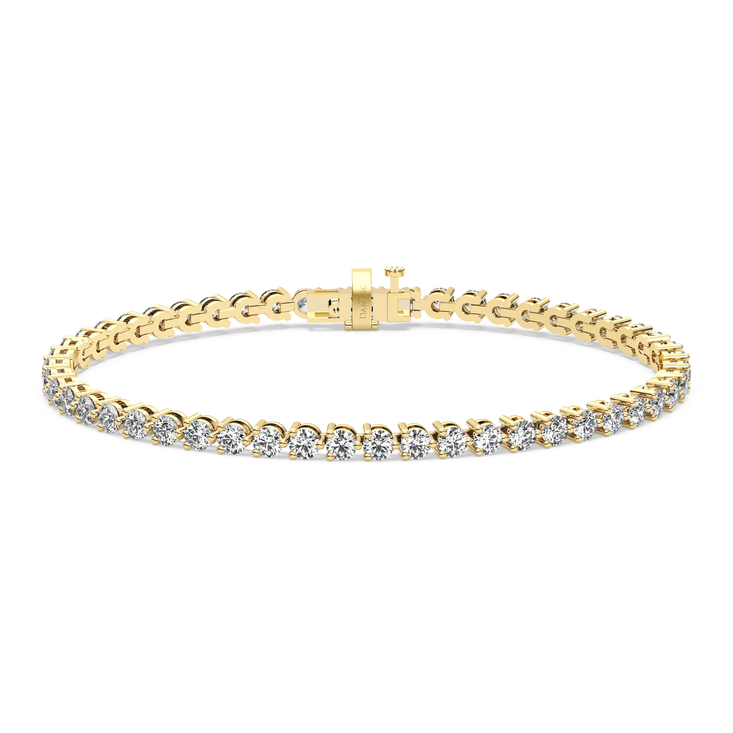 Three-Prong Diamond Tennis Bracelet (5 TCW)