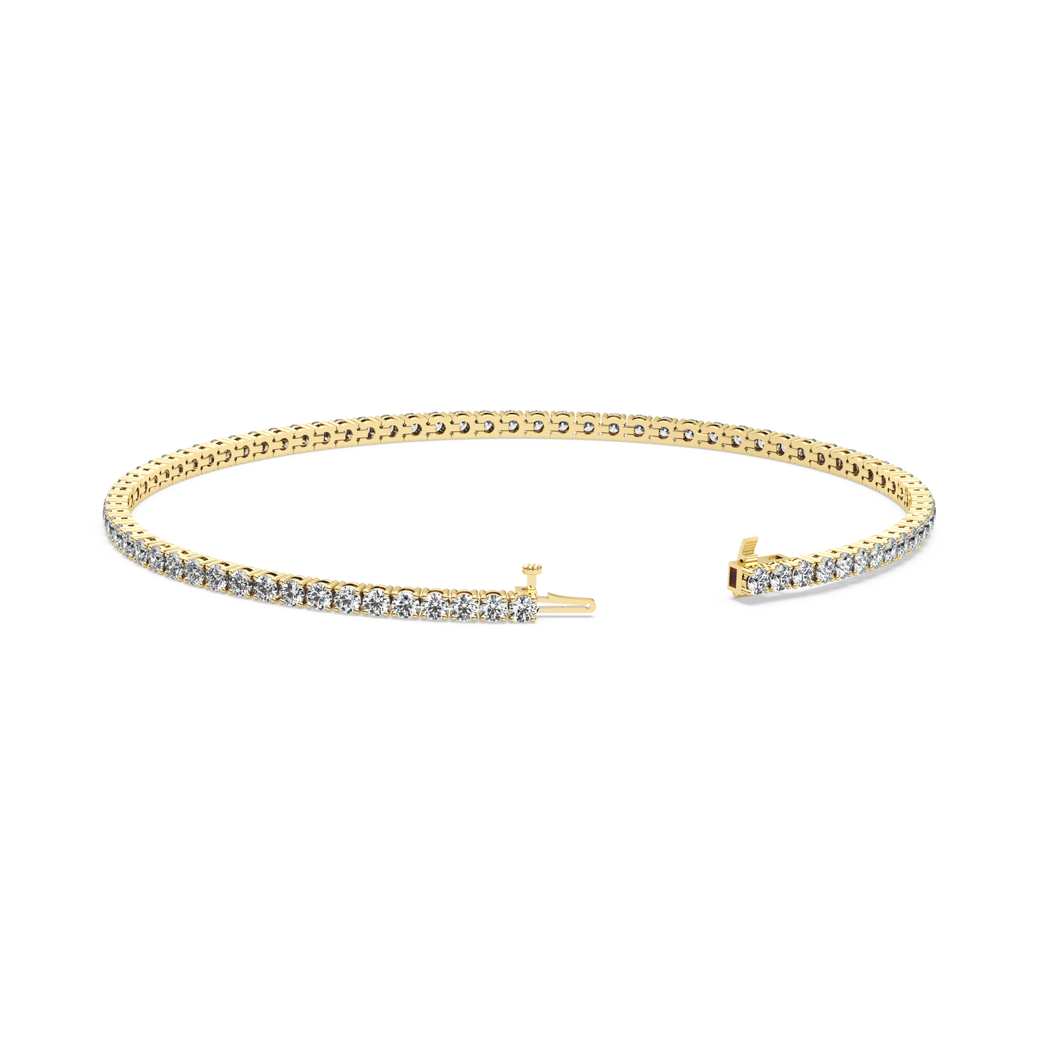 4-prong Diamond Tennis Bracelet (2.22 TCW)