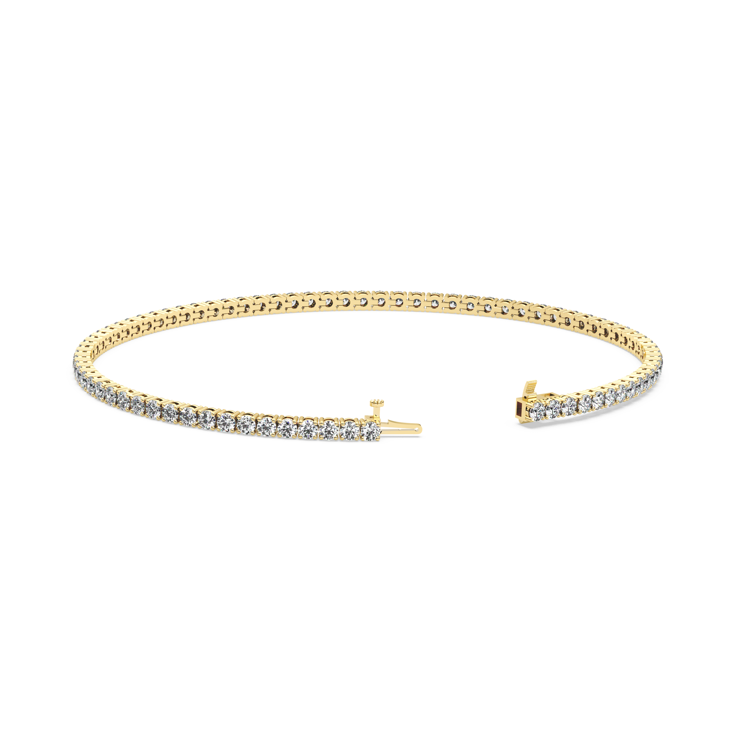 4-prong Diamond Tennis Bracelet (2.22 TCW)