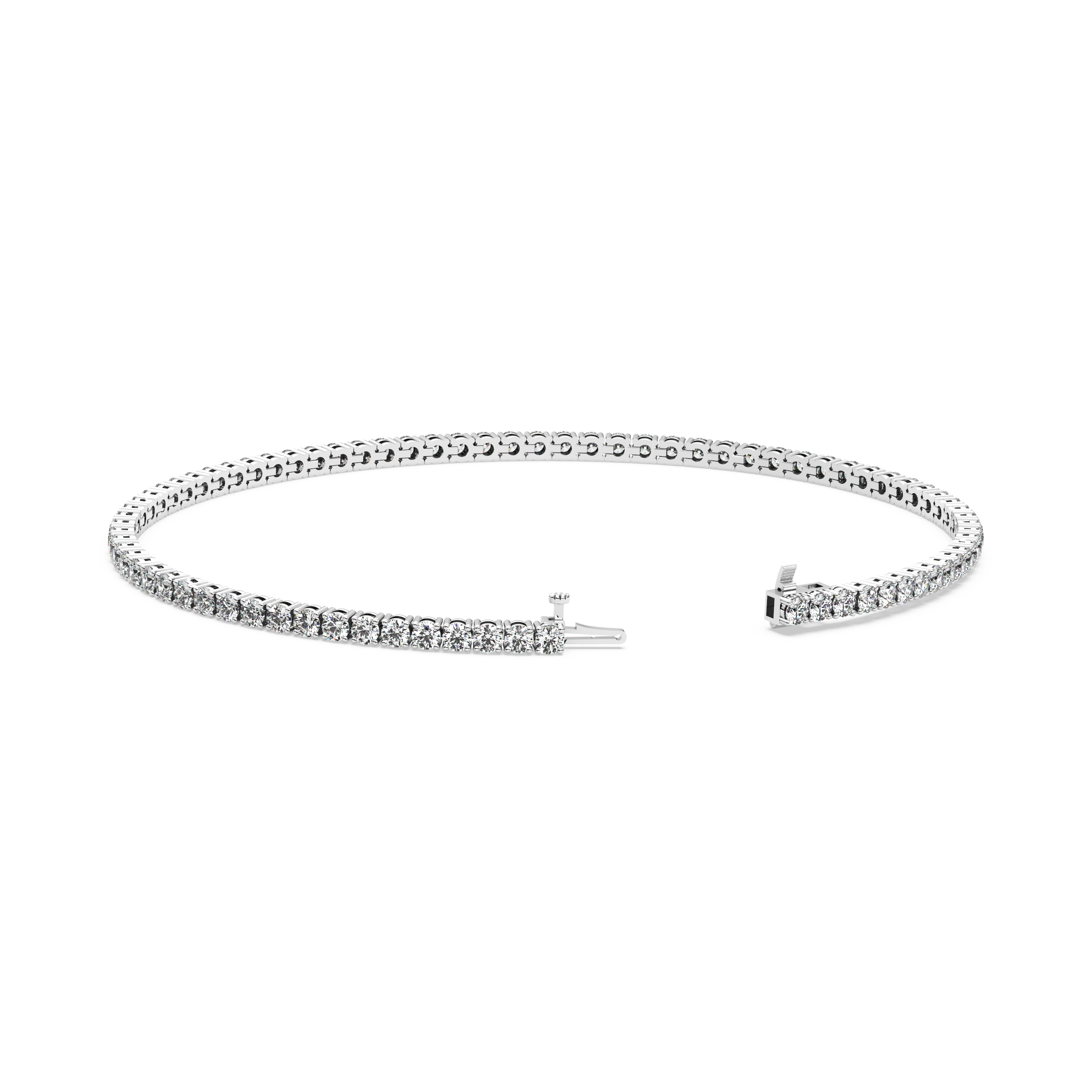 4-prong Diamond Tennis Bracelet (2.22 TCW)