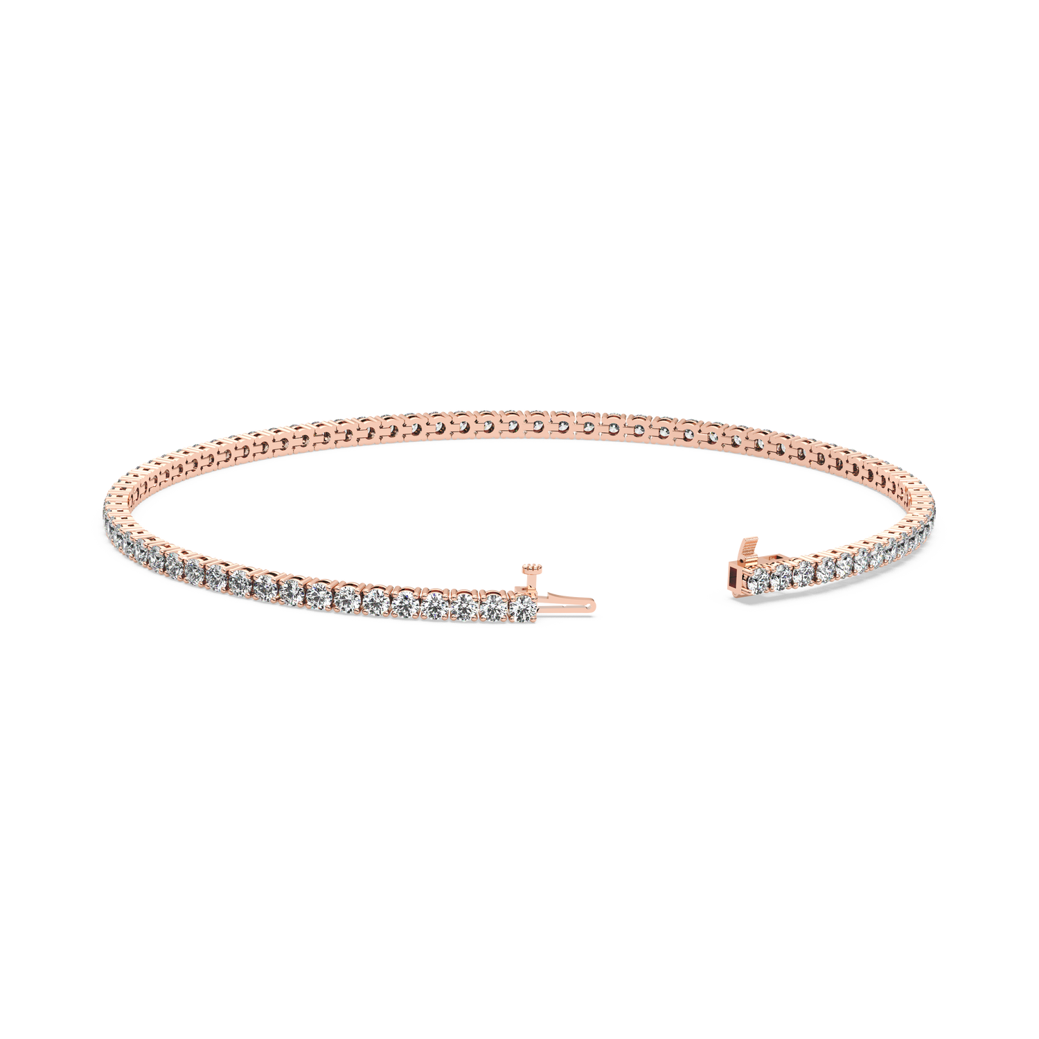 4-prong Diamond Tennis Bracelet (2.22 TCW)