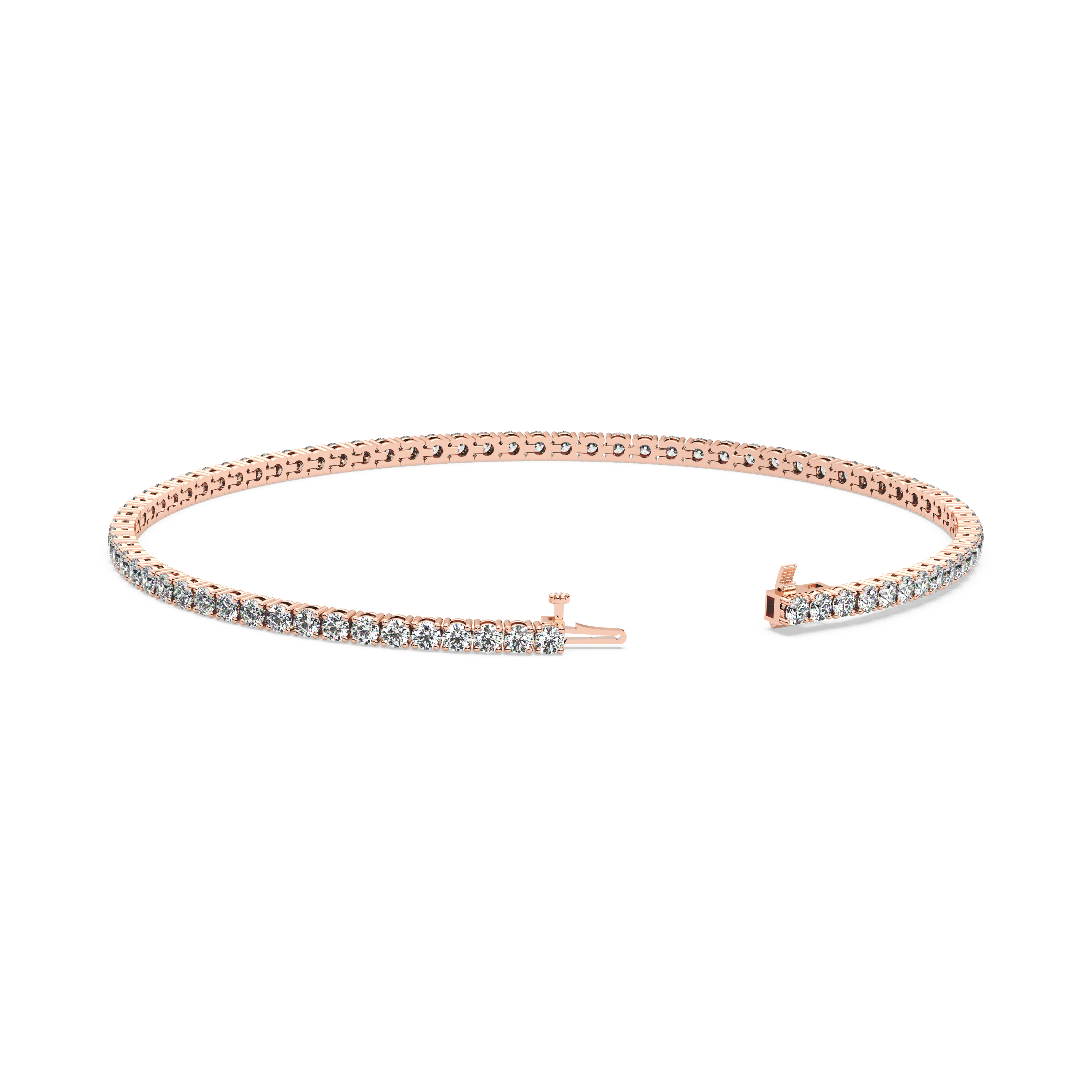 4-prong Diamond Tennis Bracelet (2.22 TCW)