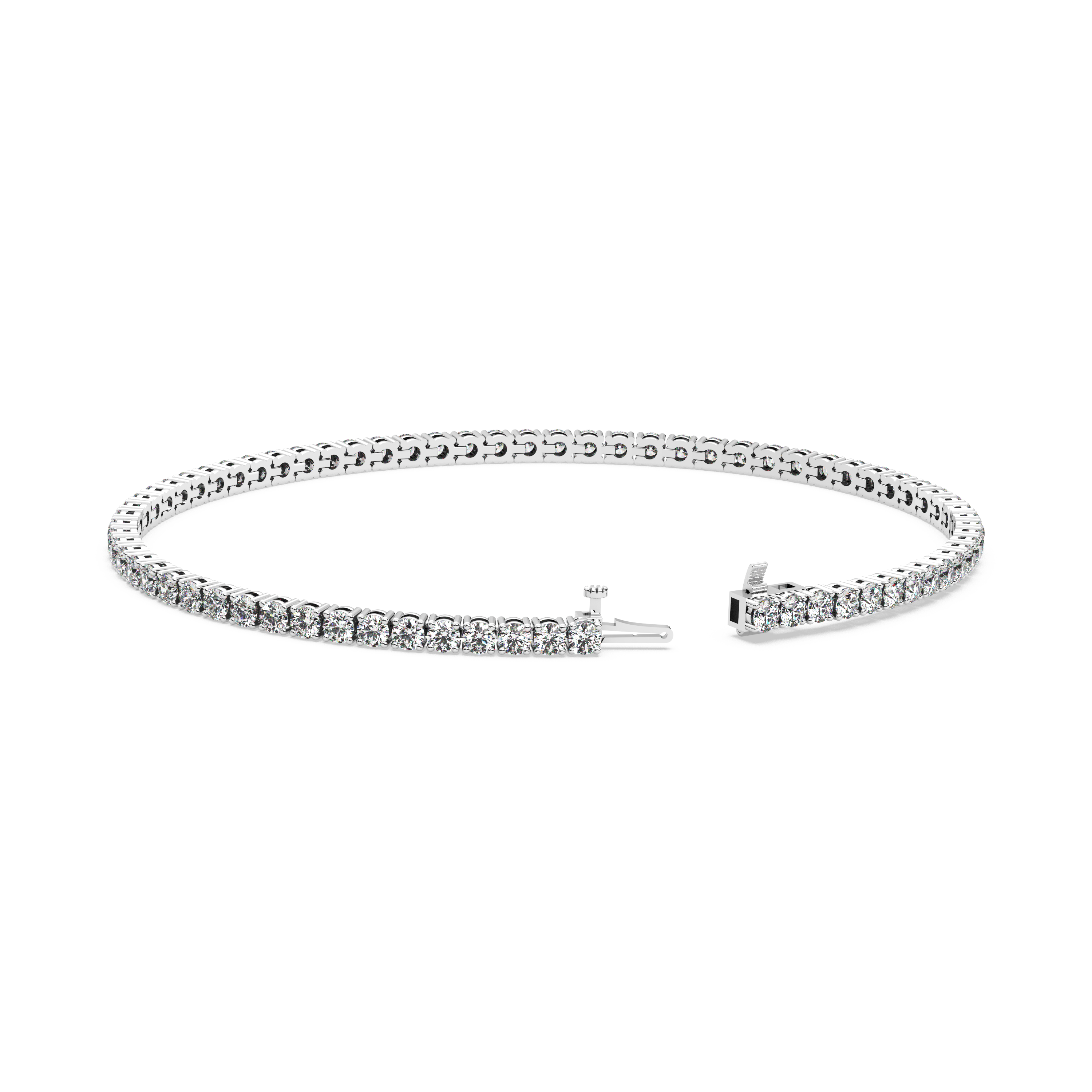 4-prong Diamond Tennis Bracelet (3.2 TCW)