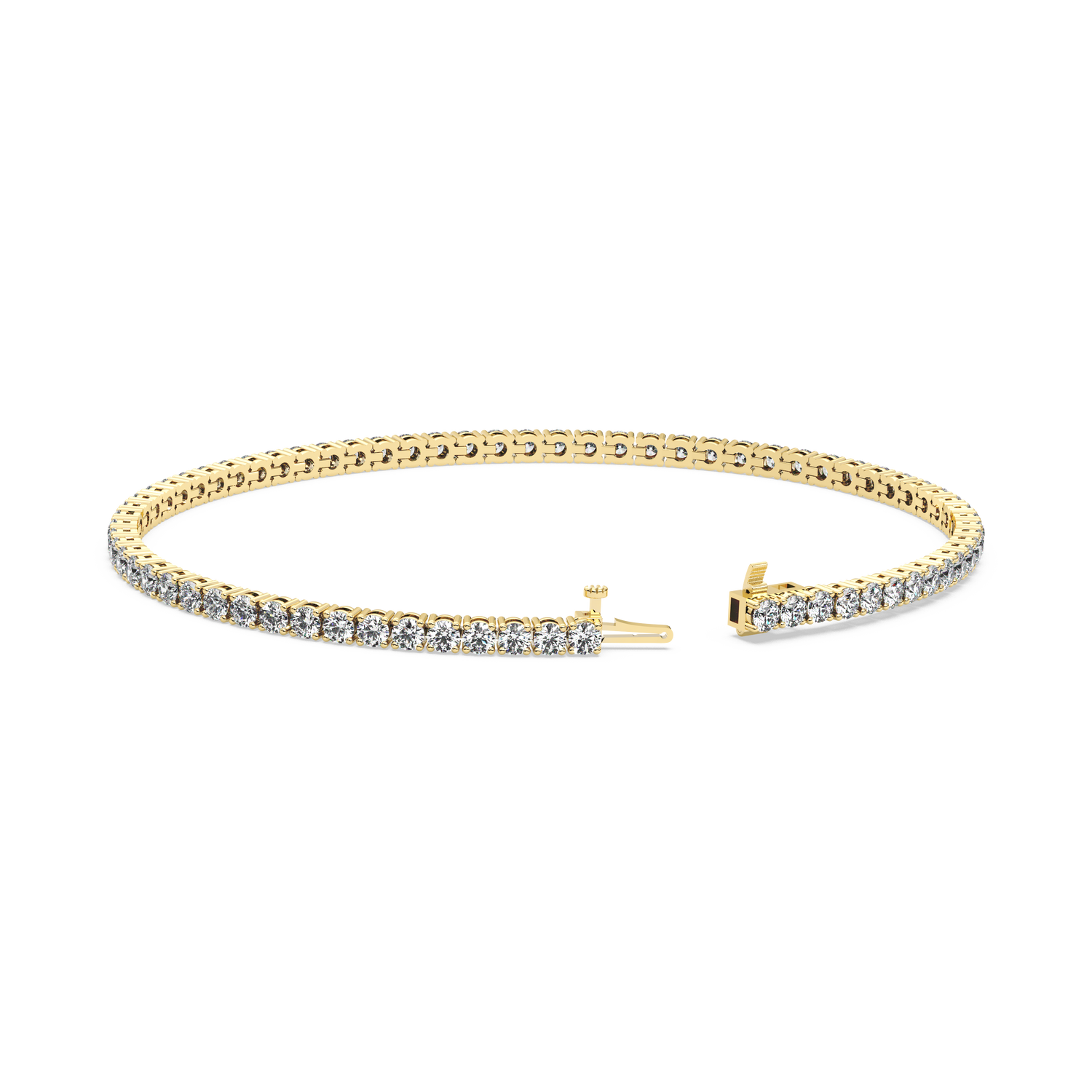 4-prong Diamond Tennis Bracelet (3.2 TCW)