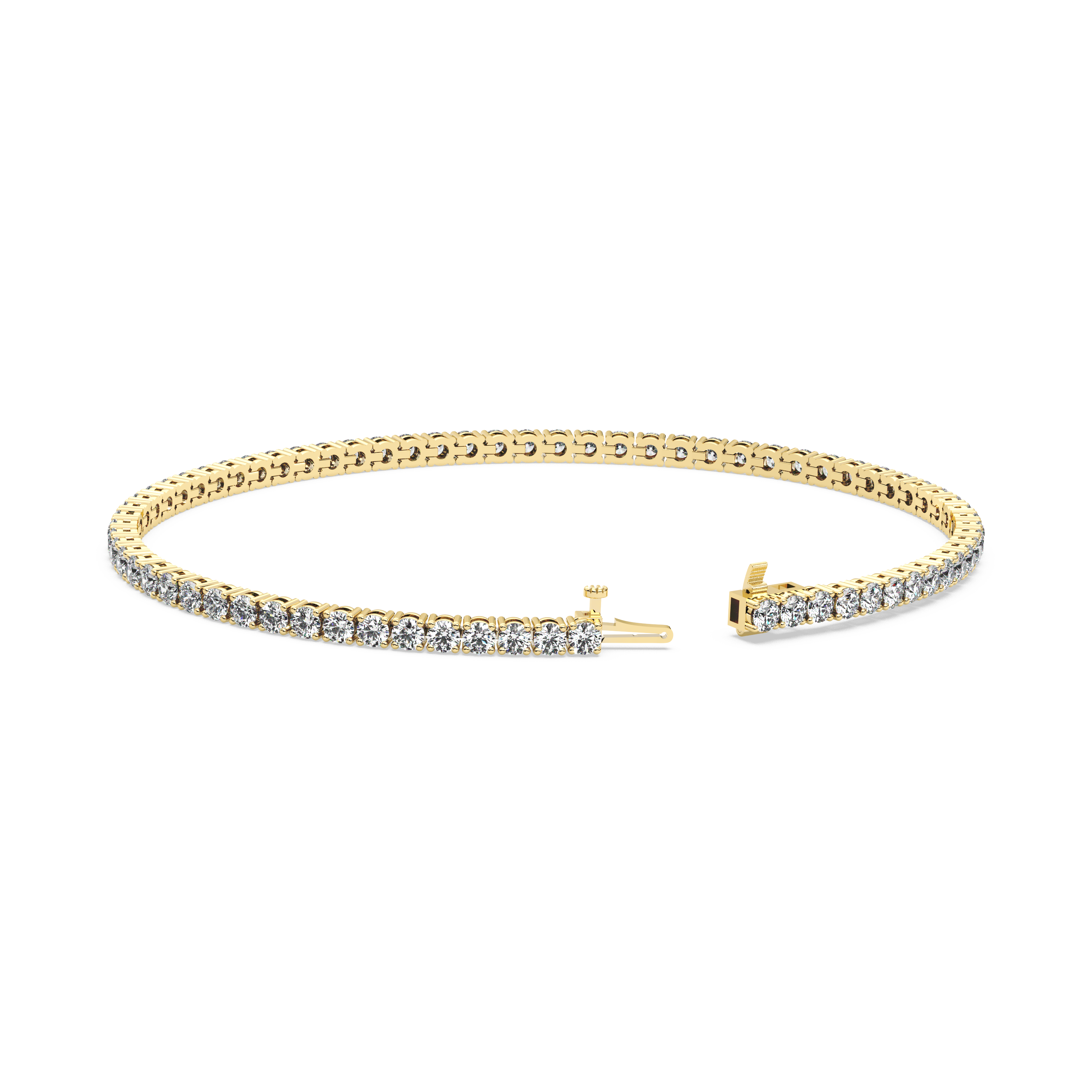 4-prong Diamond Tennis Bracelet (3.2 TCW)