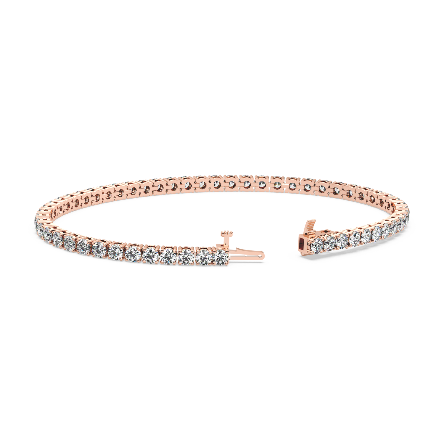 4-prong Diamond Tennis Bracelet (4.602 TCW)