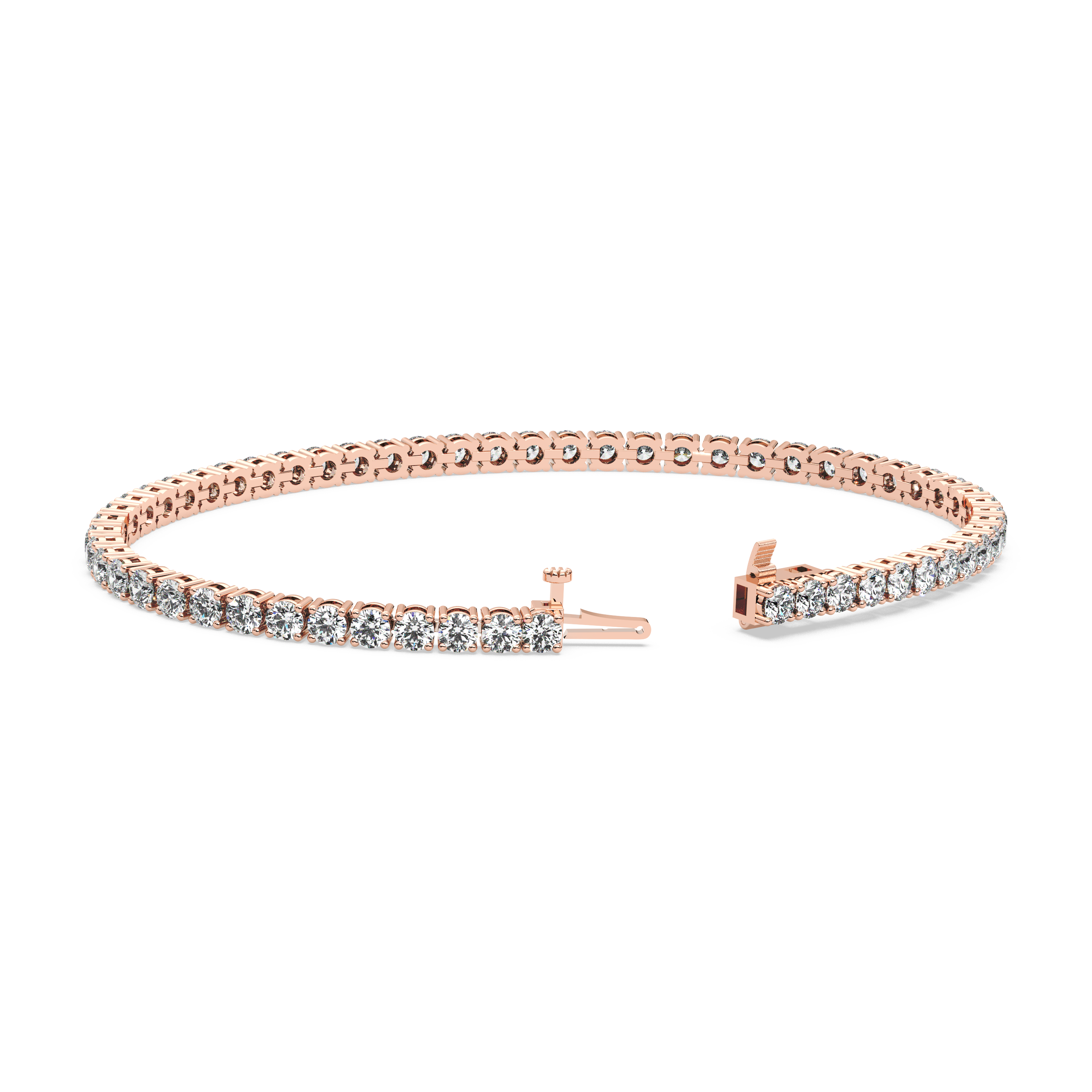 4-prong Diamond Tennis Bracelet (4.602 TCW)