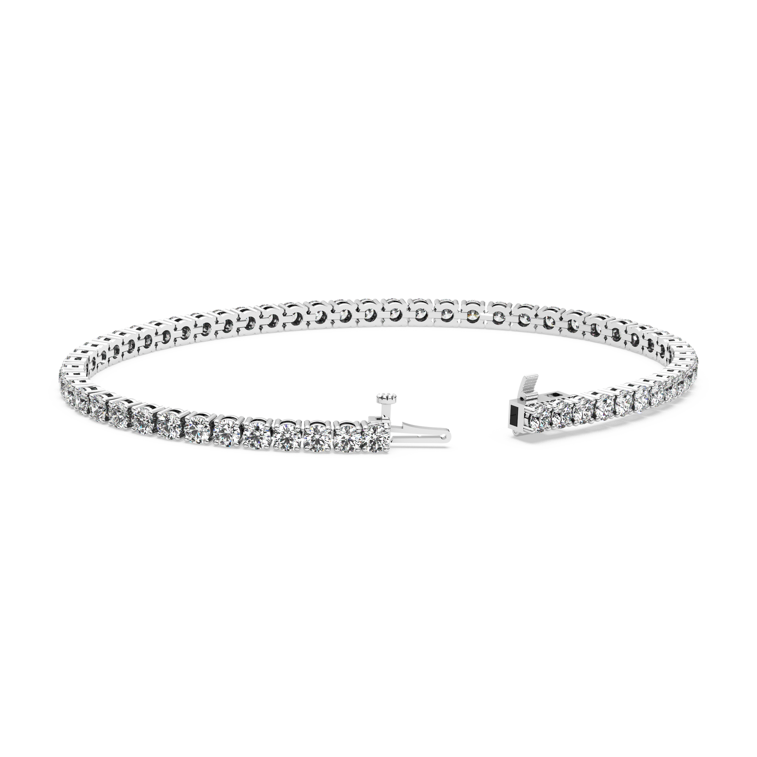4-prong Diamond Tennis Bracelet (4.602 TCW)