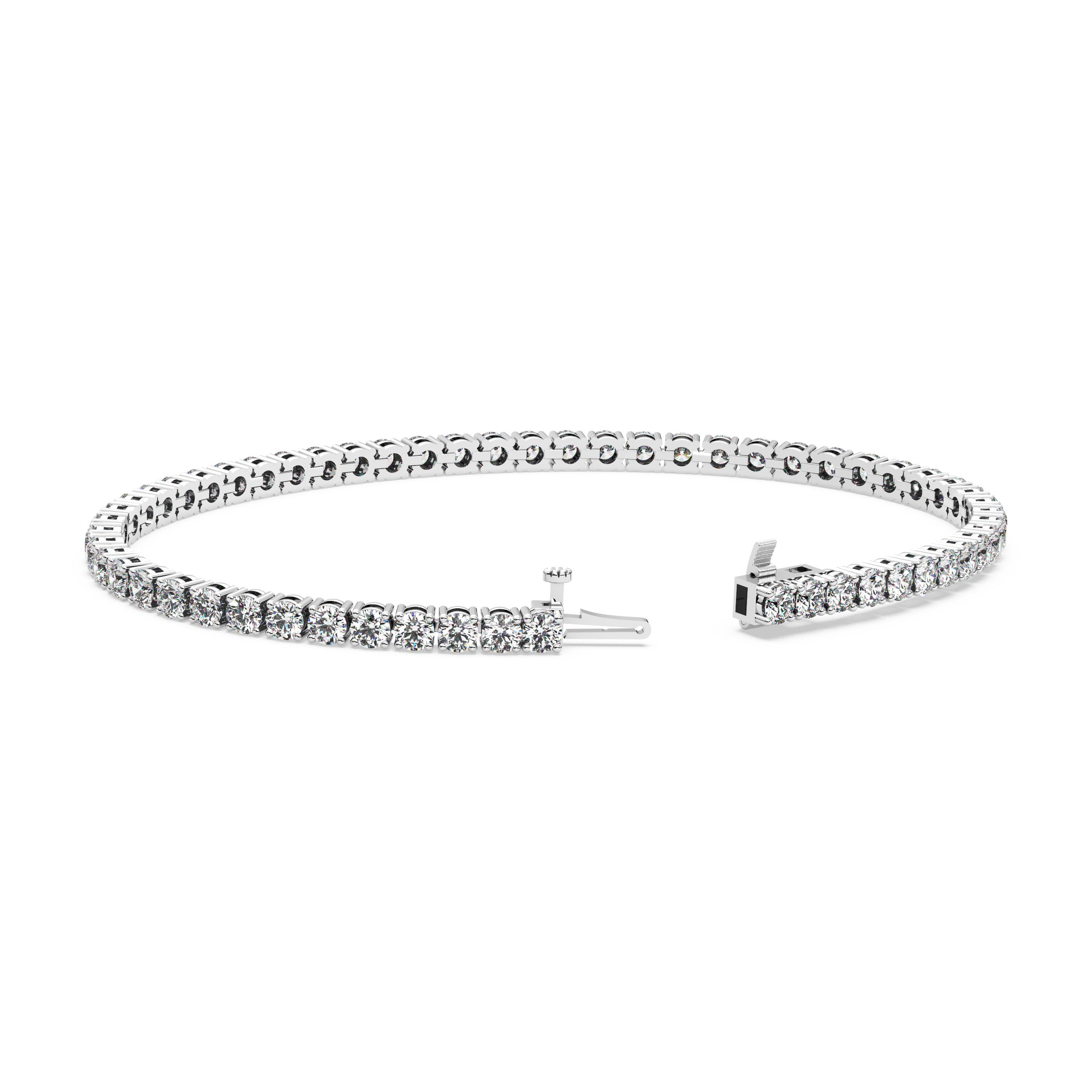 4-prong Diamond Tennis Bracelet (4.602 TCW)