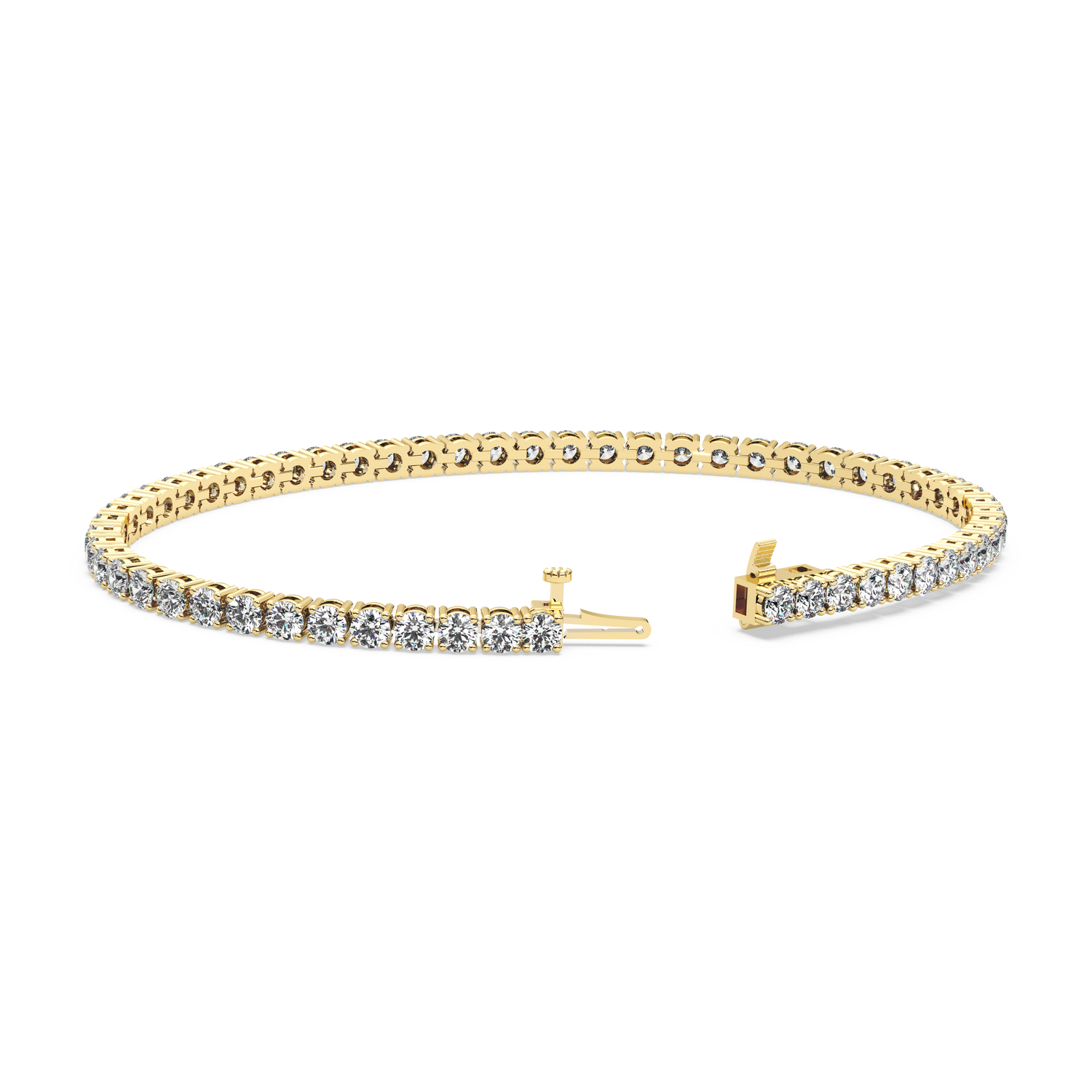4-prong Diamond Tennis Bracelet (4.602 TCW)
