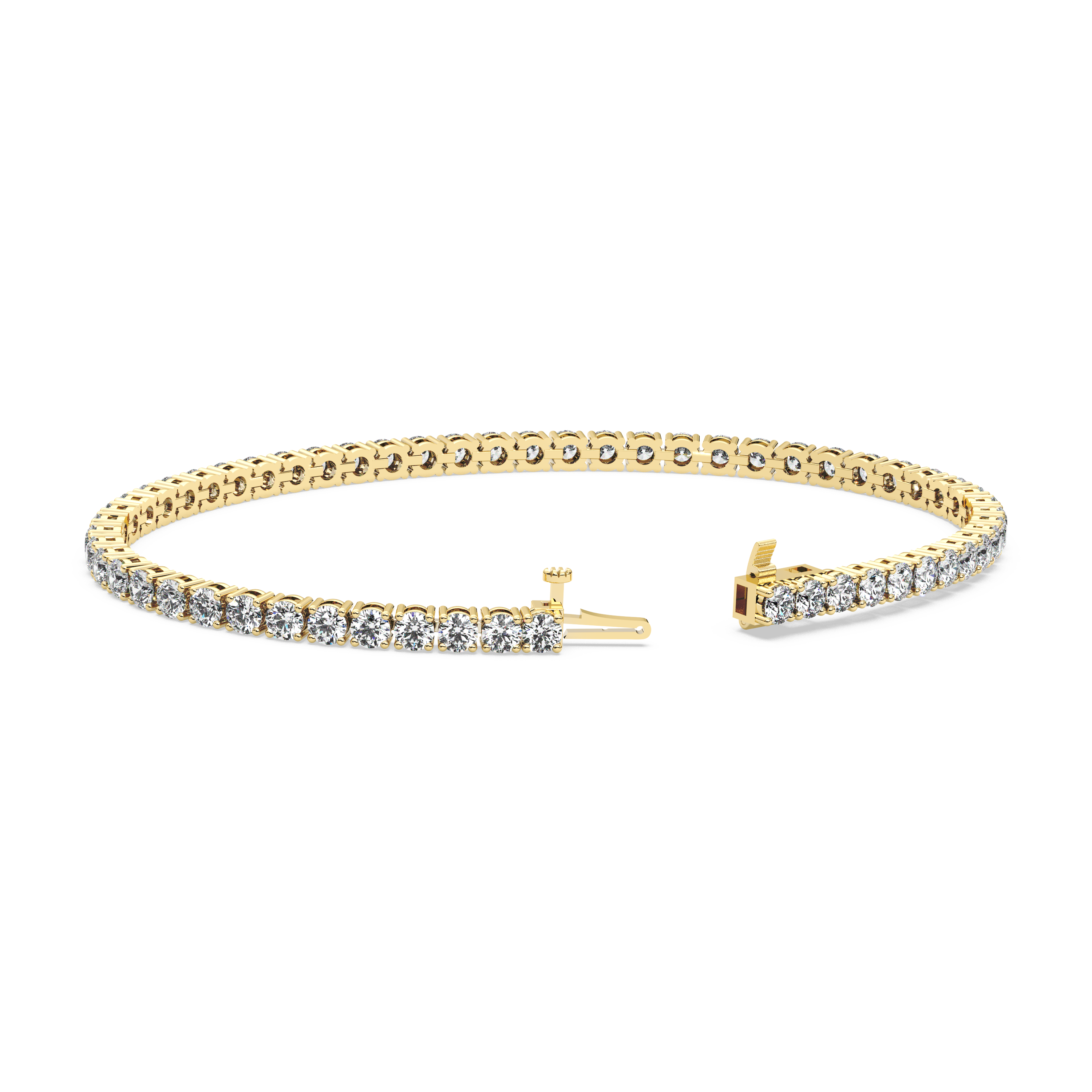 4-prong Diamond Tennis Bracelet (4.602 TCW)