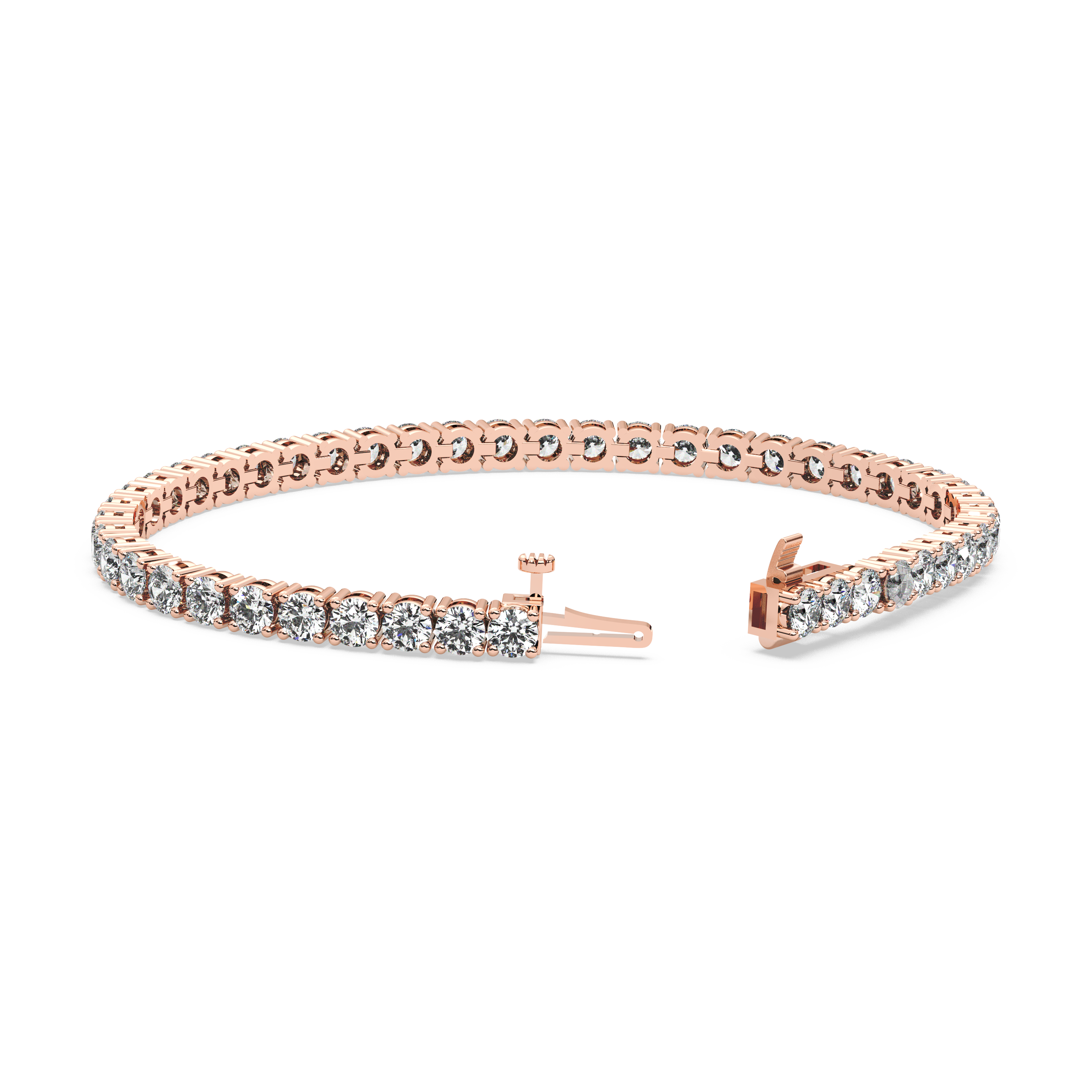 4-prong Diamond Tennis Bracelet (7.2 TCW)