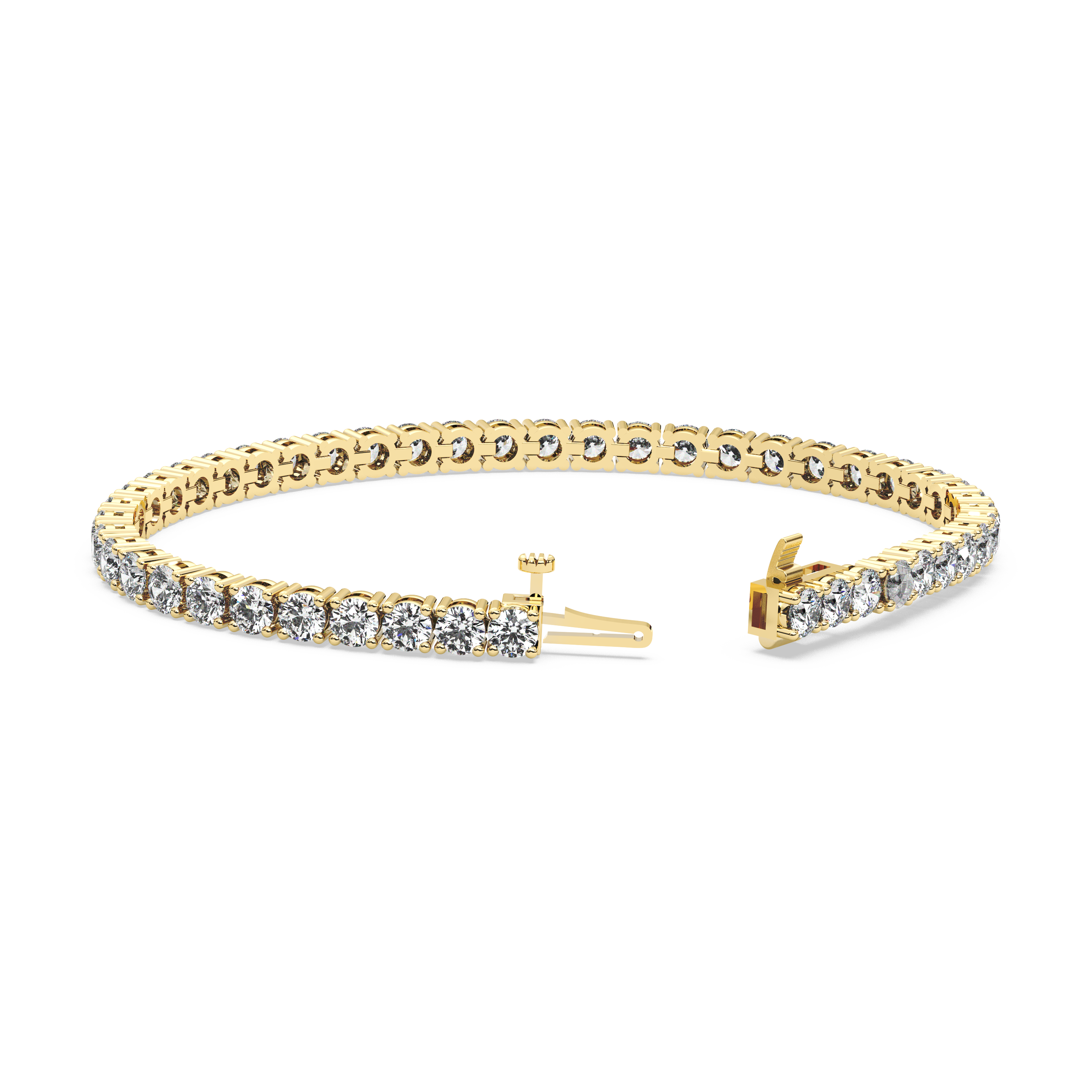 4-prong Diamond Tennis Bracelet (7.2 TCW)