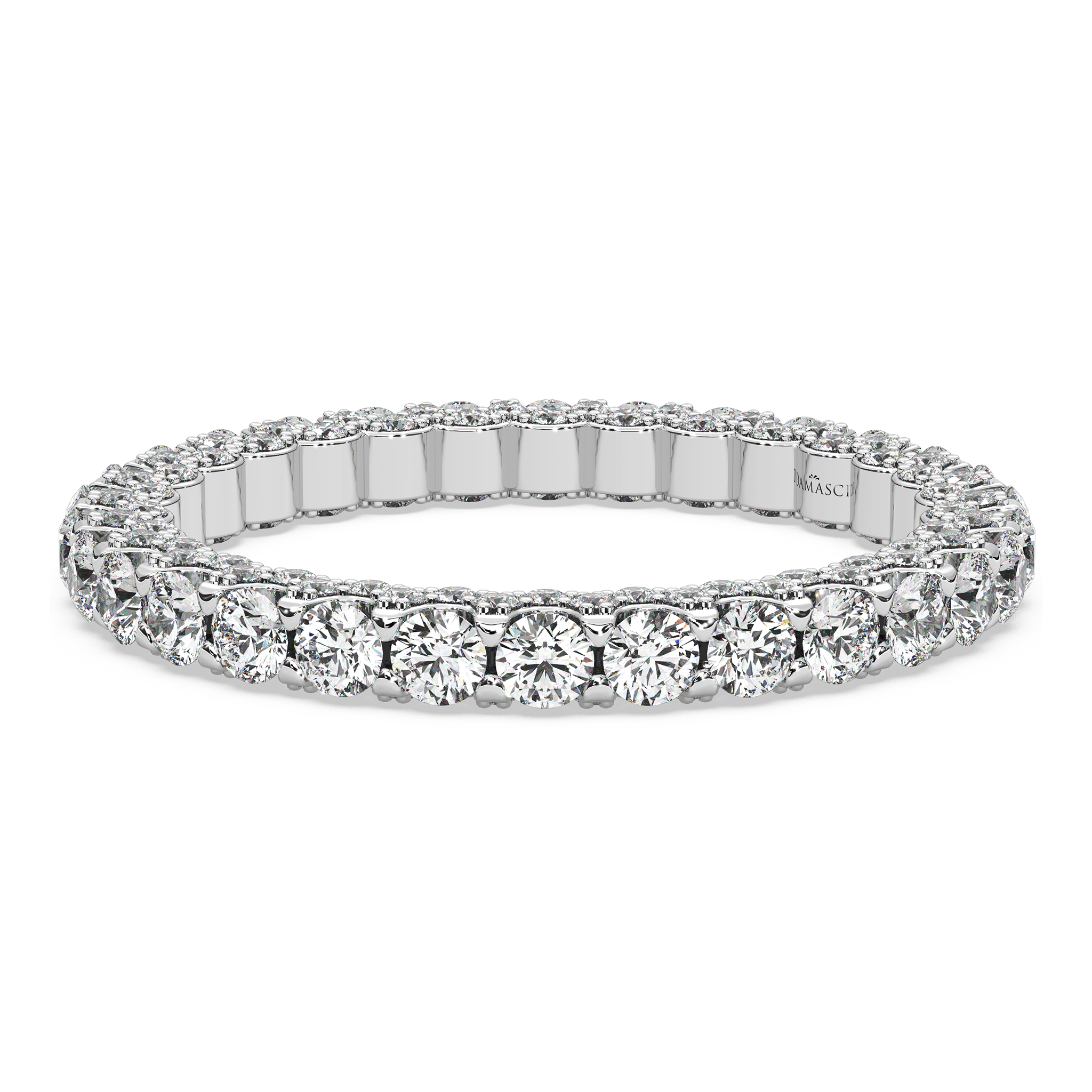 Round Diamond Eternity Ring in U-Gallery (1.50 T.C.W)