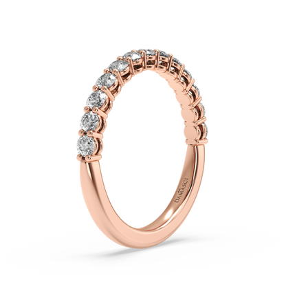 Rounds in  Shared Claw Wedding Ring