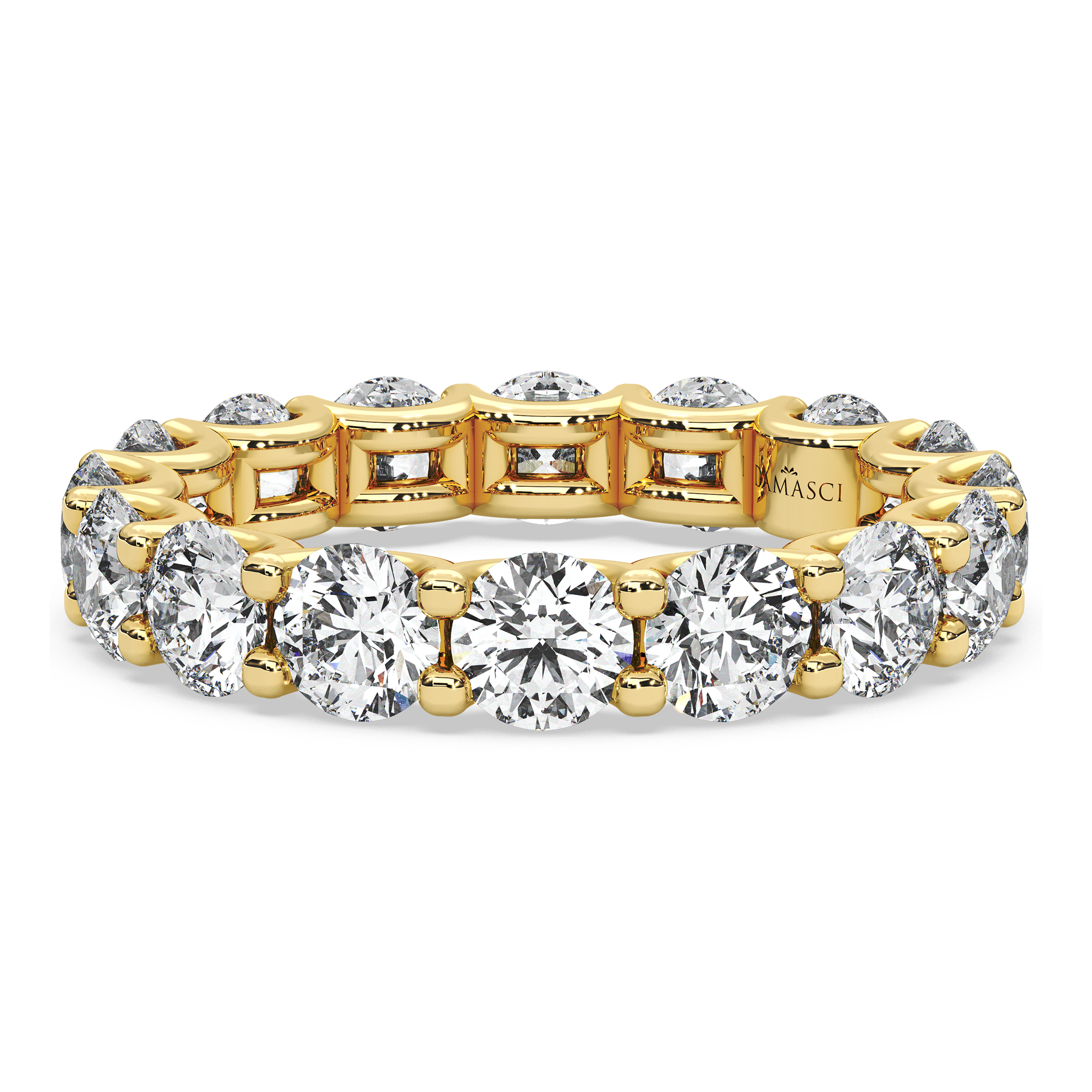 Rounds in U-Gallery Eternity Ring