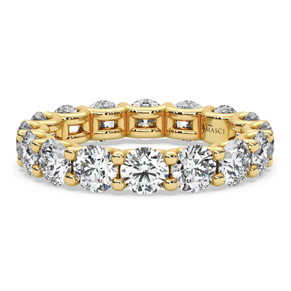 Rounds in U-Gallery Eternity Ring