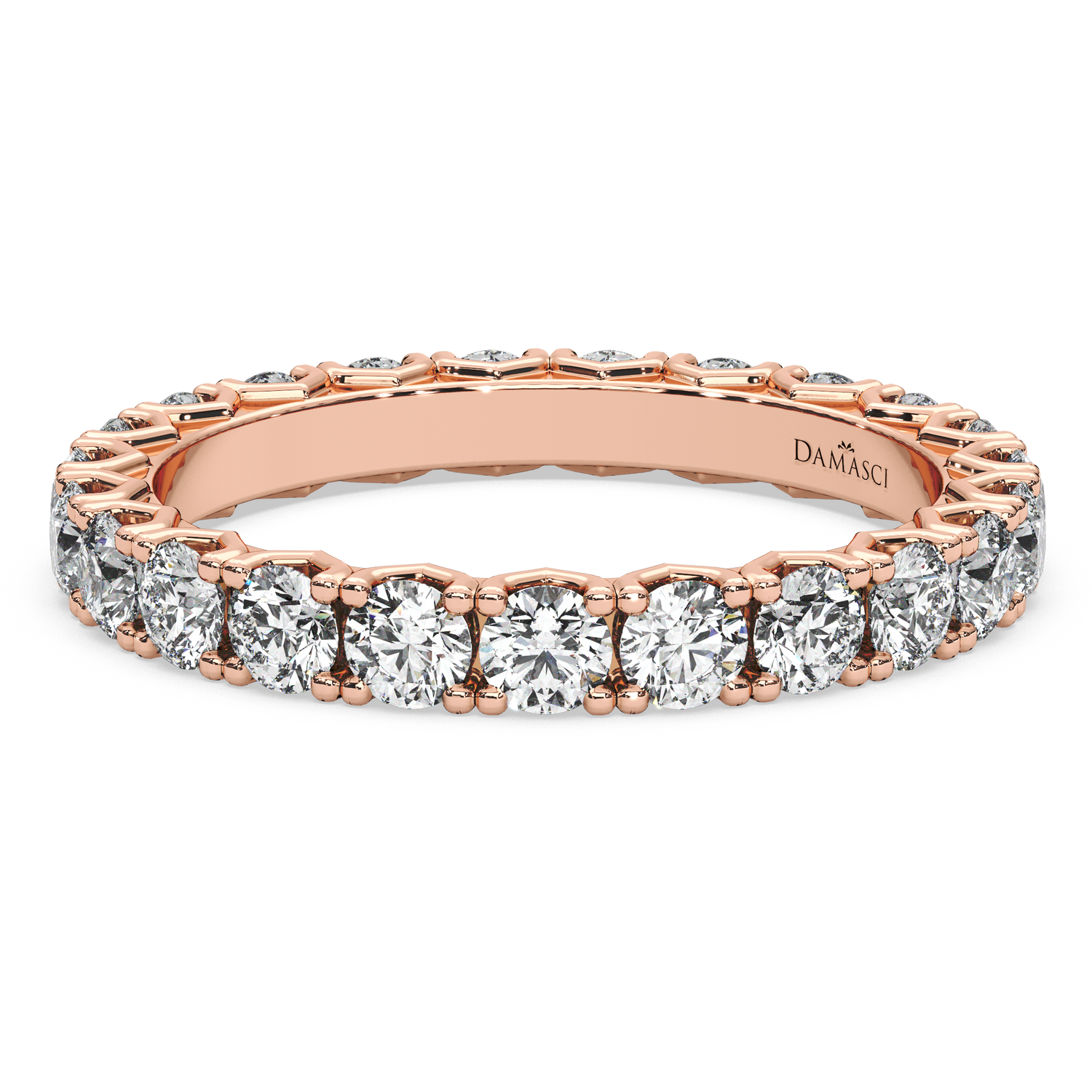Rounds in V-Gallery Eternity Ring (1.70 T.C.W)