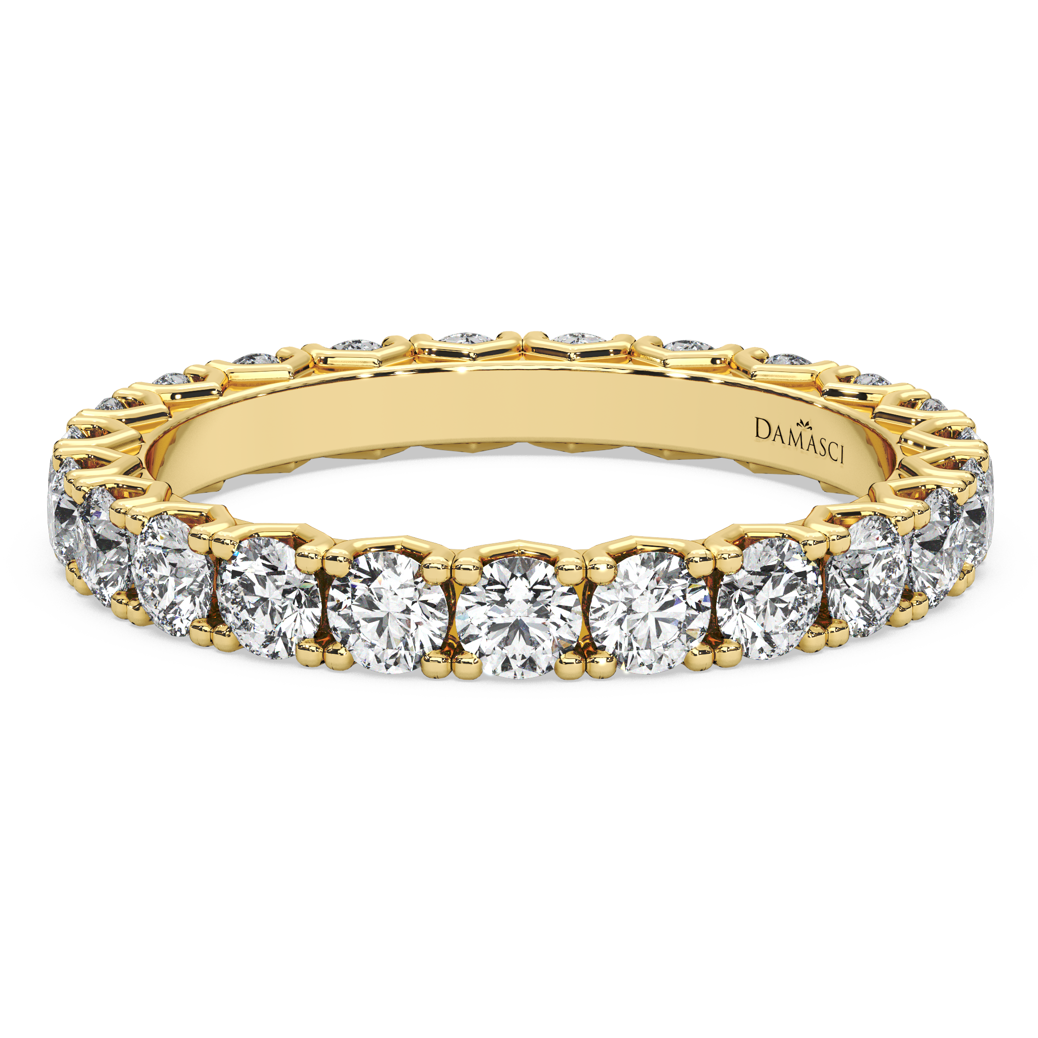 Rounds in V-Gallery Eternity Ring (1.70 T.C.W)