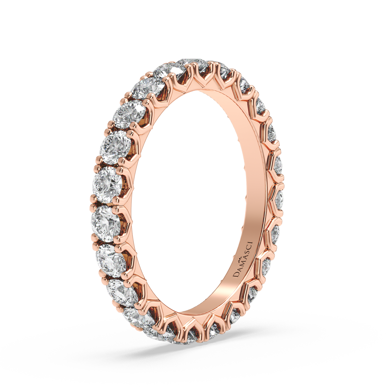 Rounds in V-Gallery Eternity Ring (1.70 T.C.W)