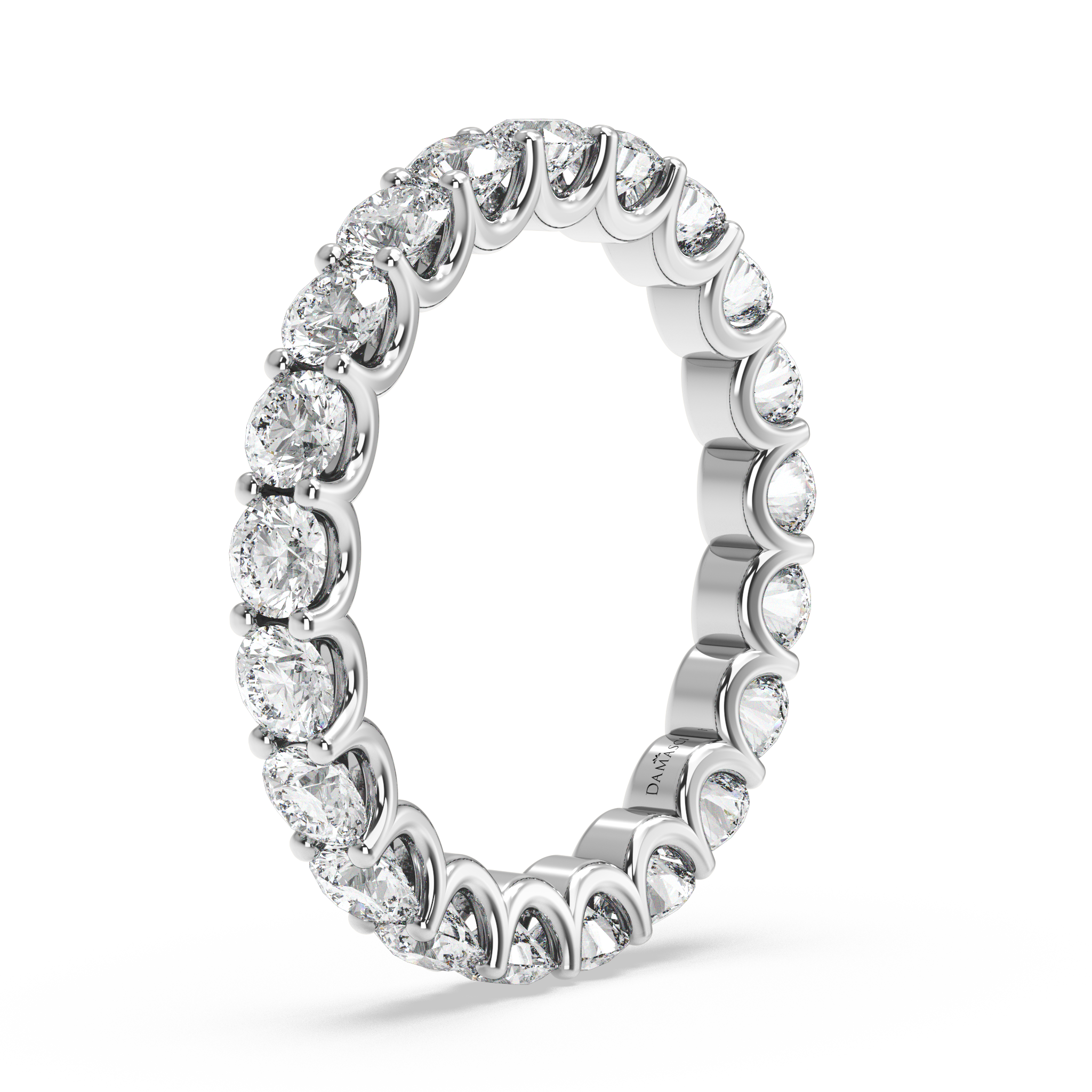 Round Diamond Eternity Ring in U-Gallery (2.25 T.C.W)