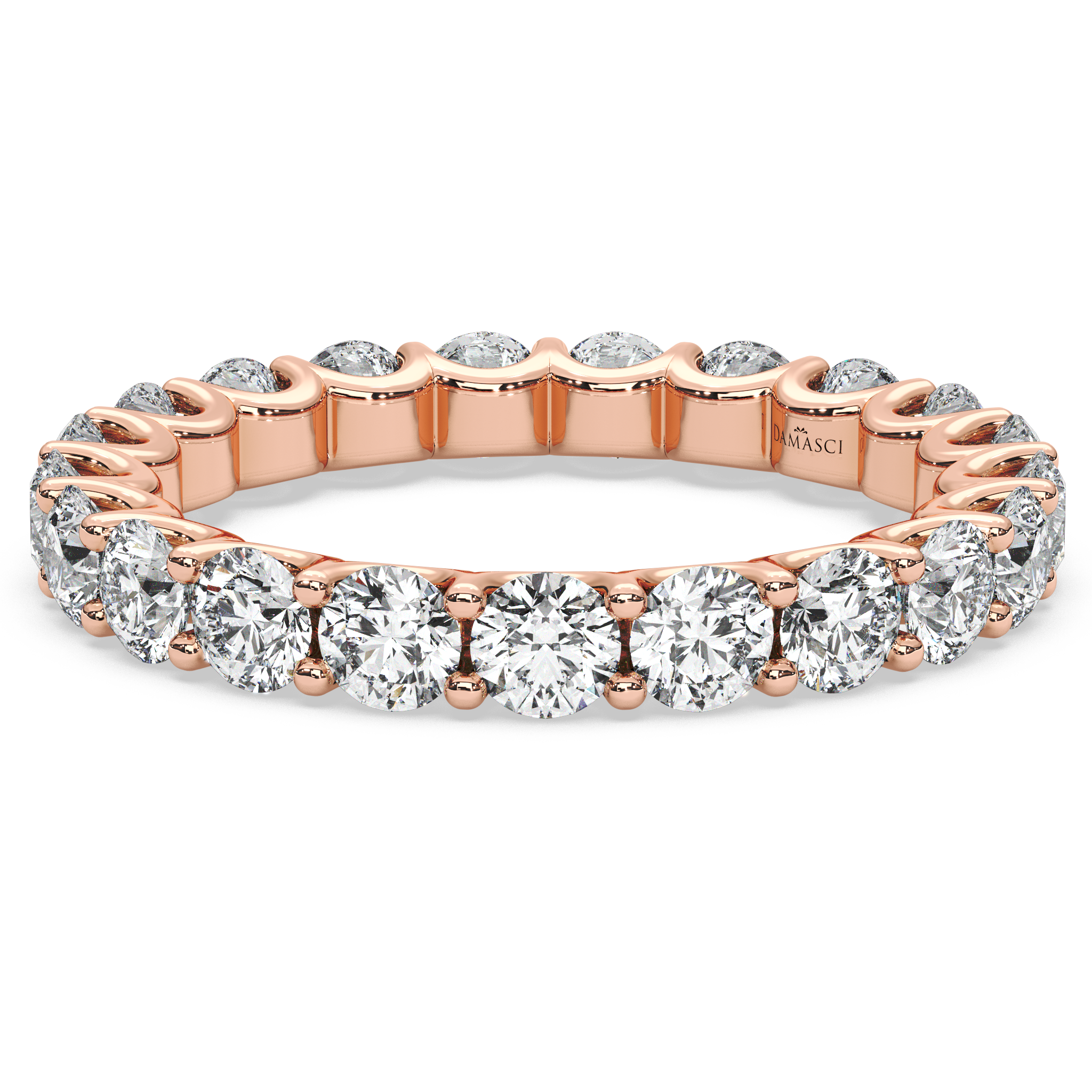 Round Diamond Eternity Ring in U-Gallery (2.25 T.C.W)
