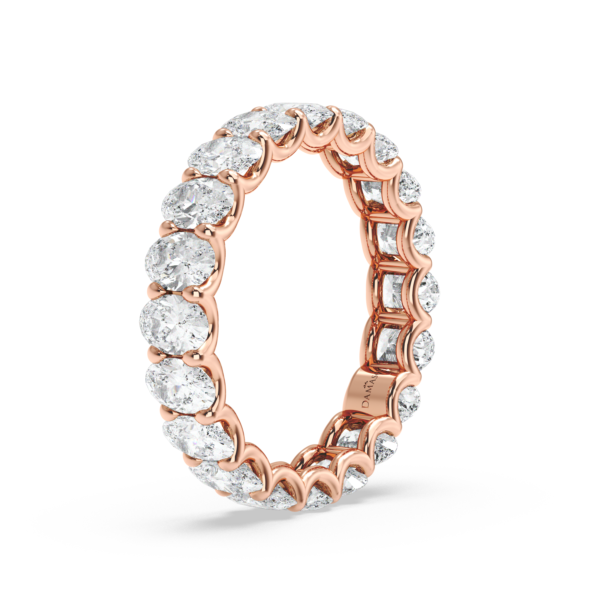 Ovals in U-Gallery Eternity Ring - (3.00 T.C.W)