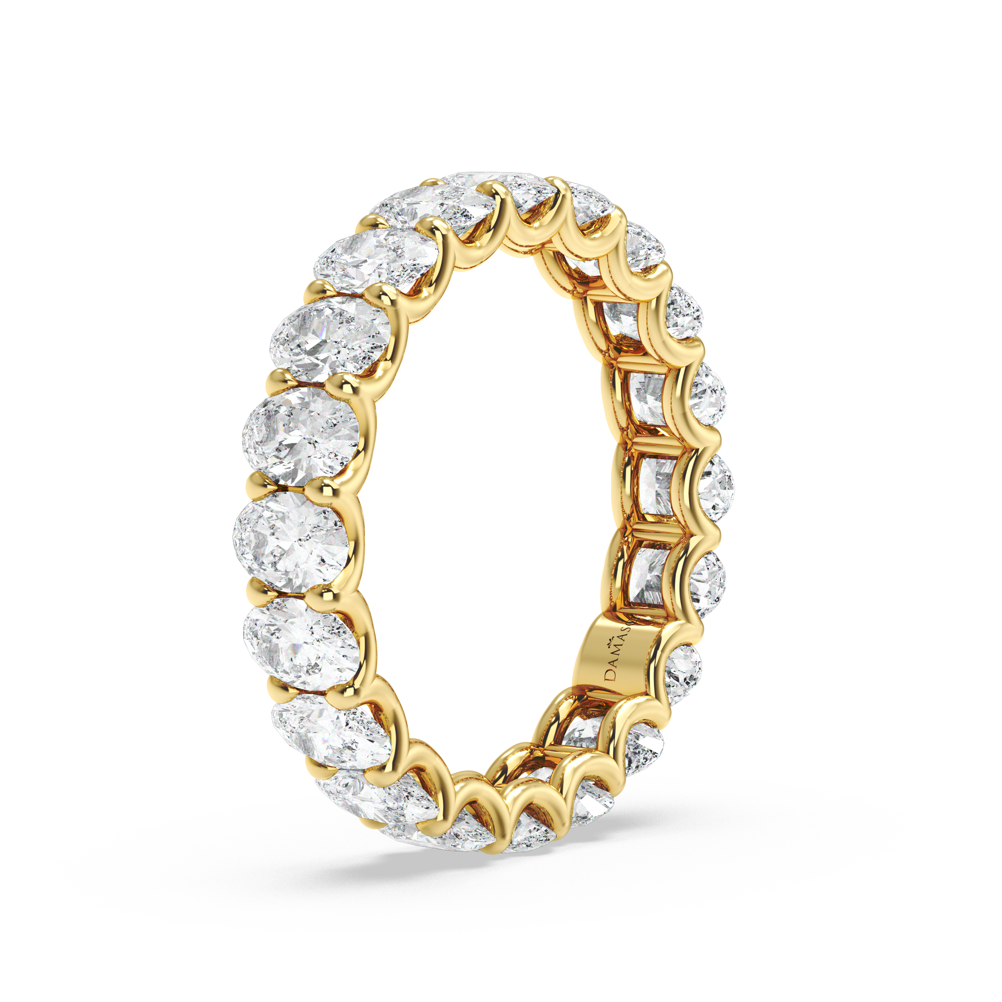 Ovals in U-Gallery Eternity Ring - (3.00 T.C.W)