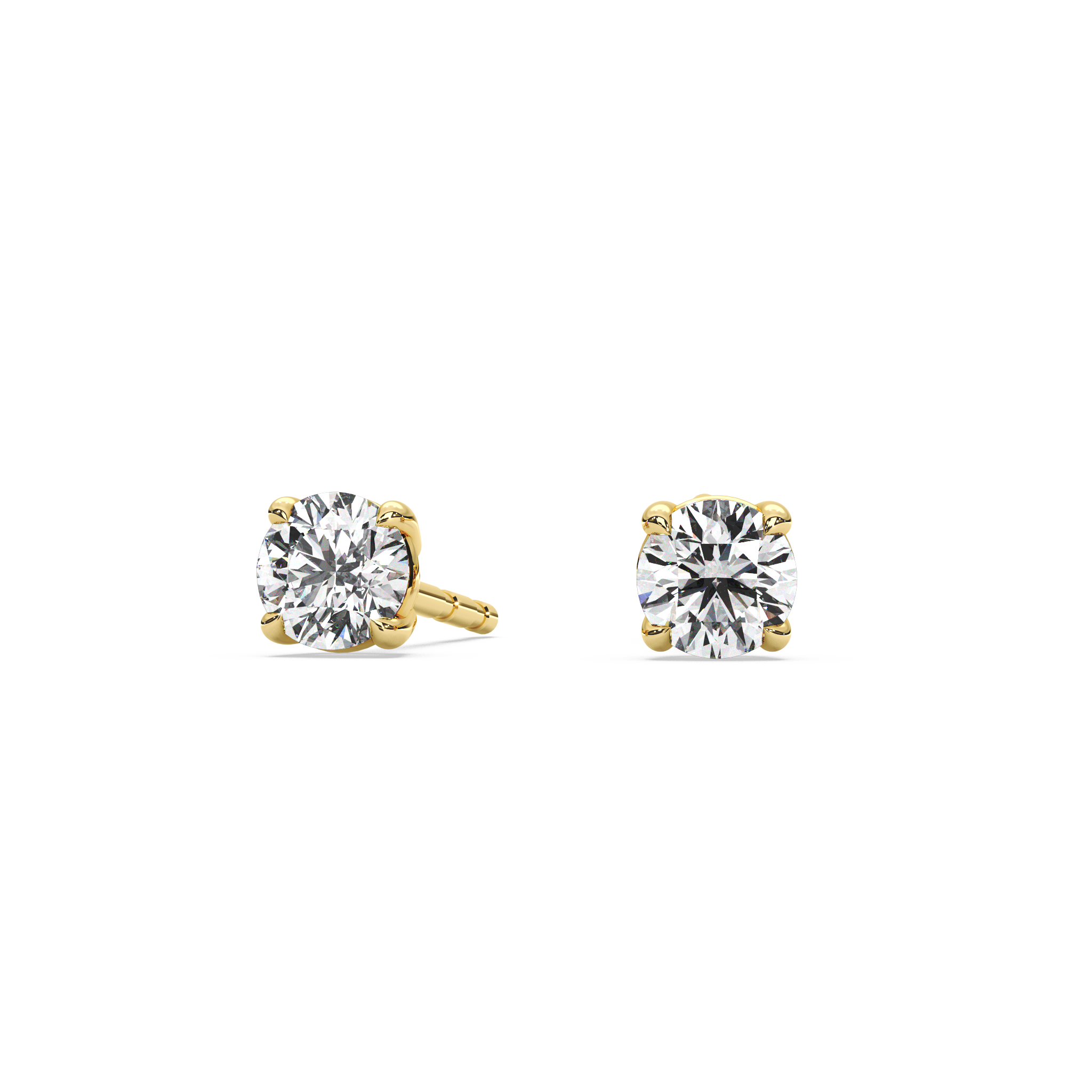 Double Gallery Diamond Studs (0.50 TCW)