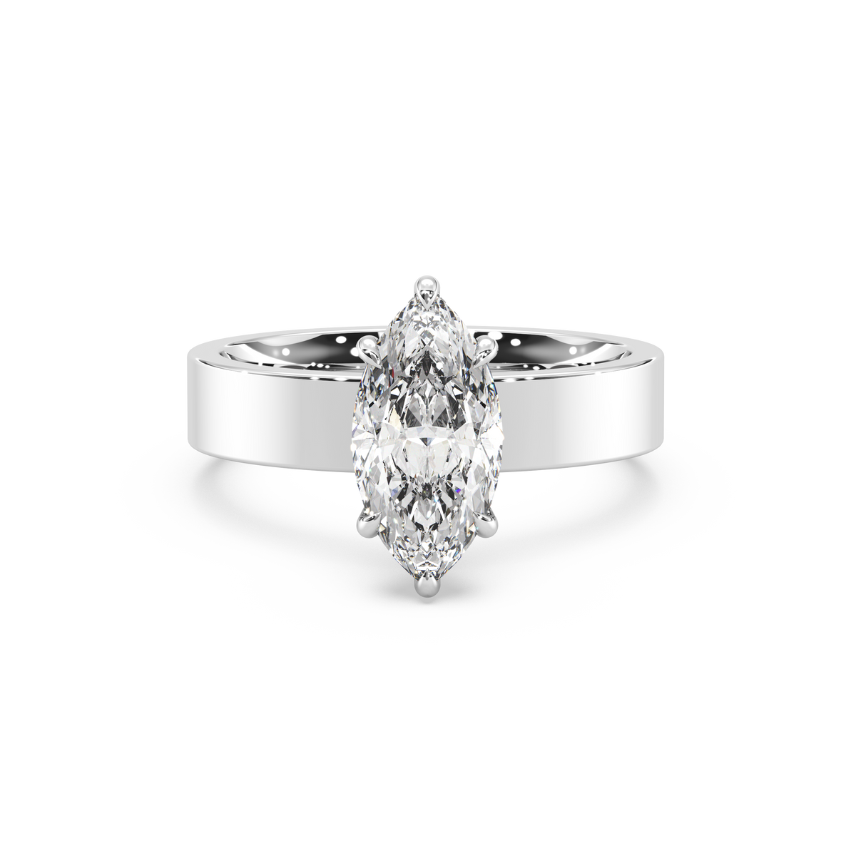 Hidden Halo Cigar Ring