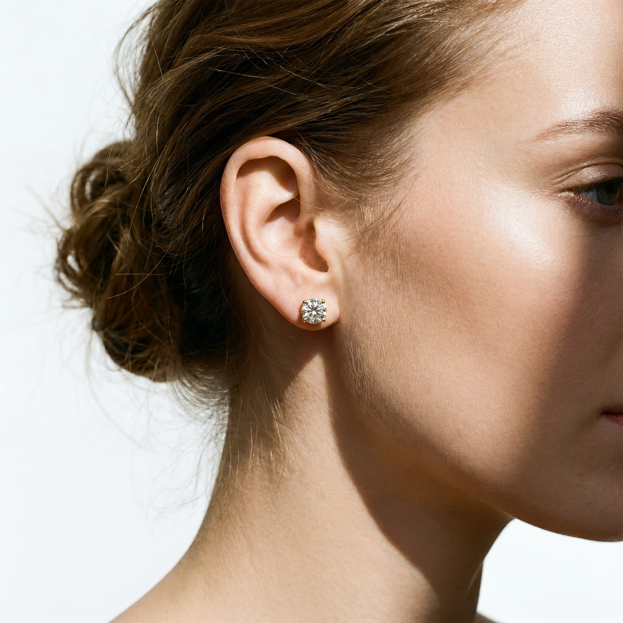 Double Gallery Diamond Studs (4 TCW)