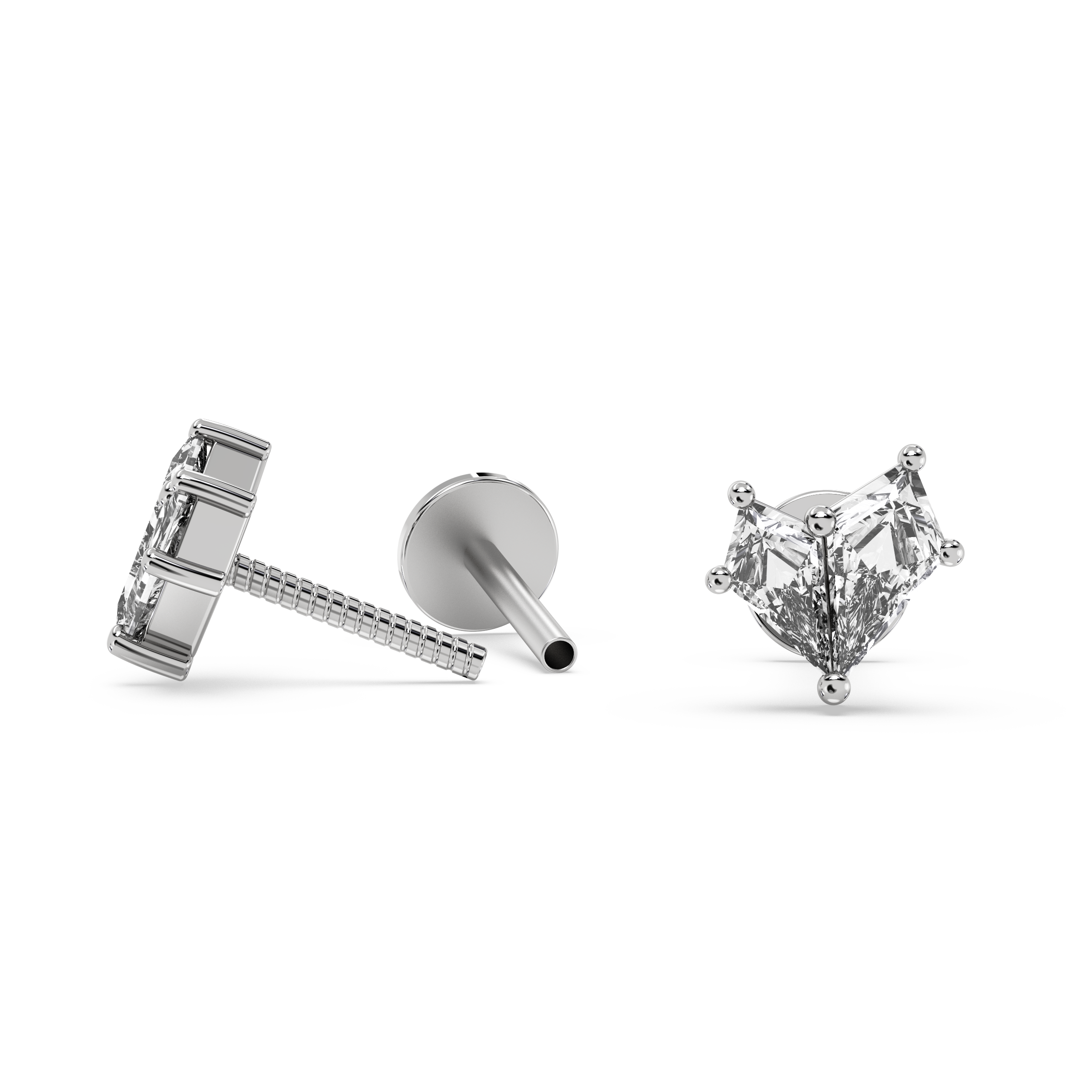 Double Kite Diamond Studs (0.42 T.C.W)