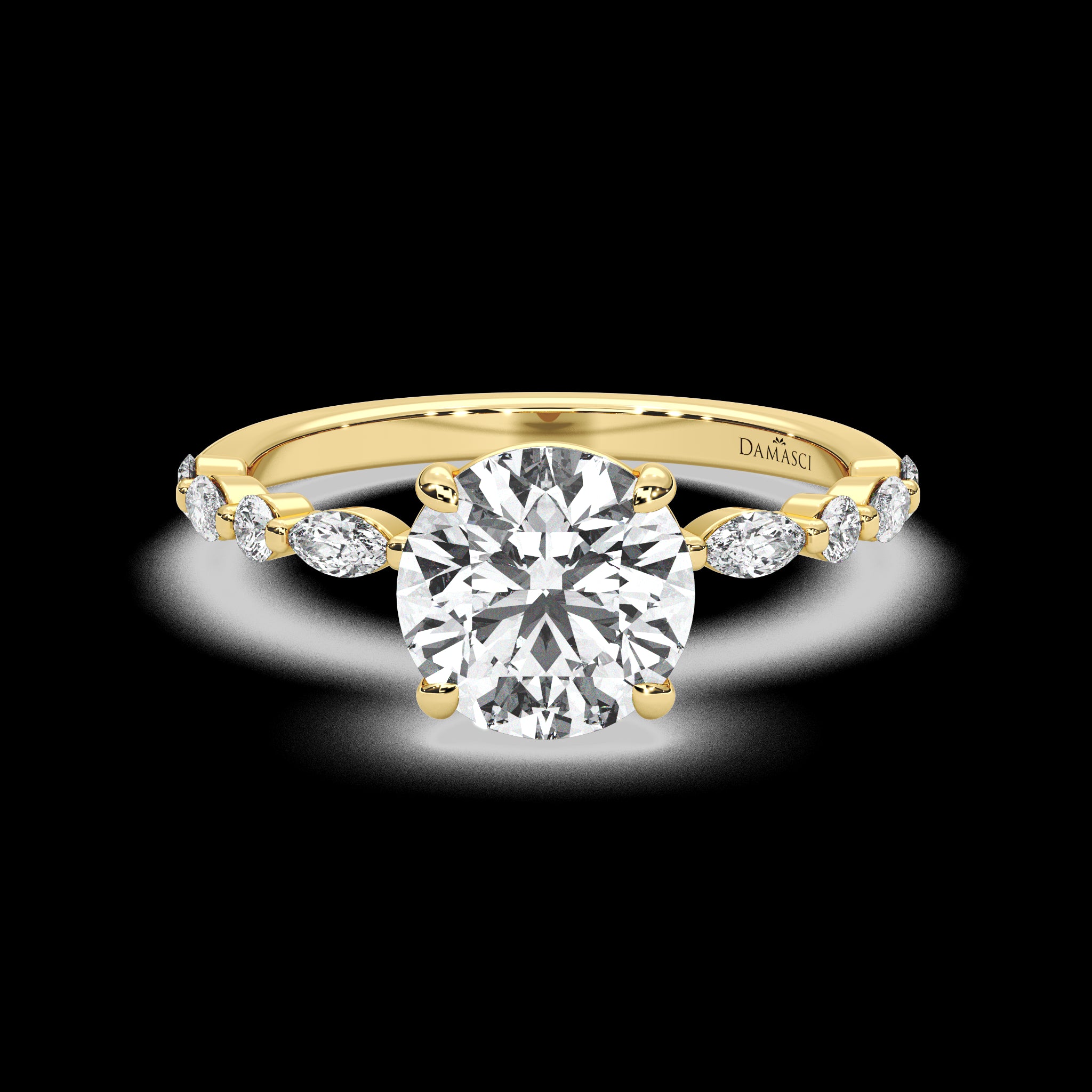 Classic Top with Round and Marquise Diamonds - Round