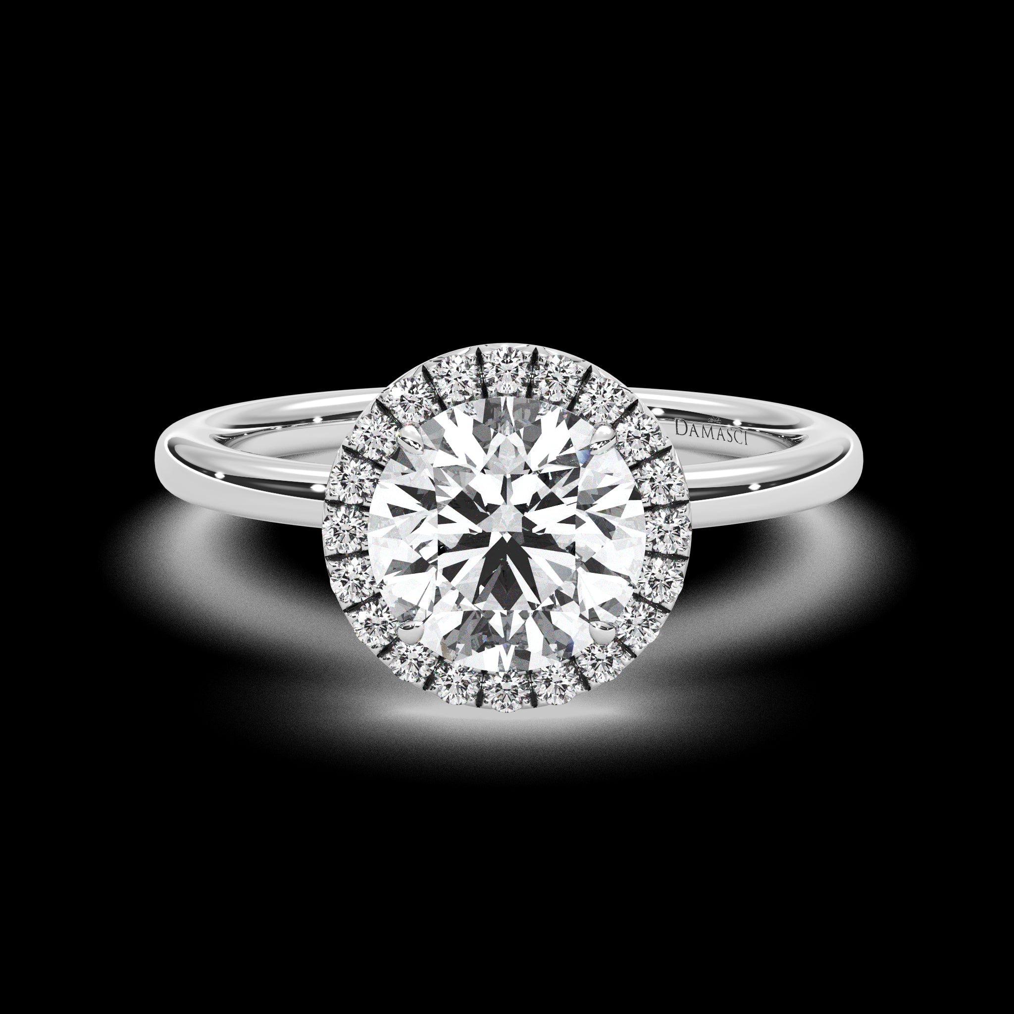Top Halo with Simple Band - Round
