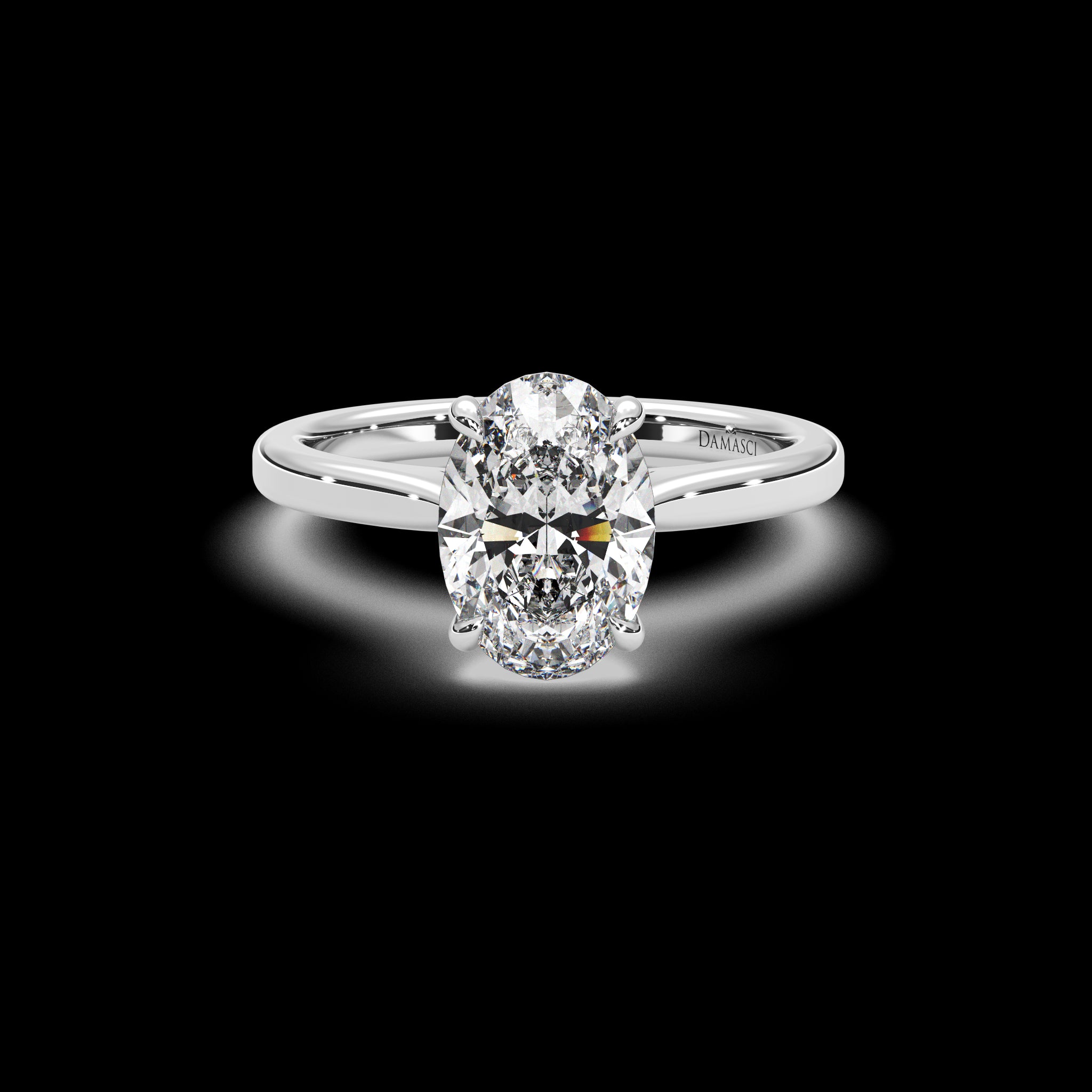 Cathedral Hidden Halo - Oval