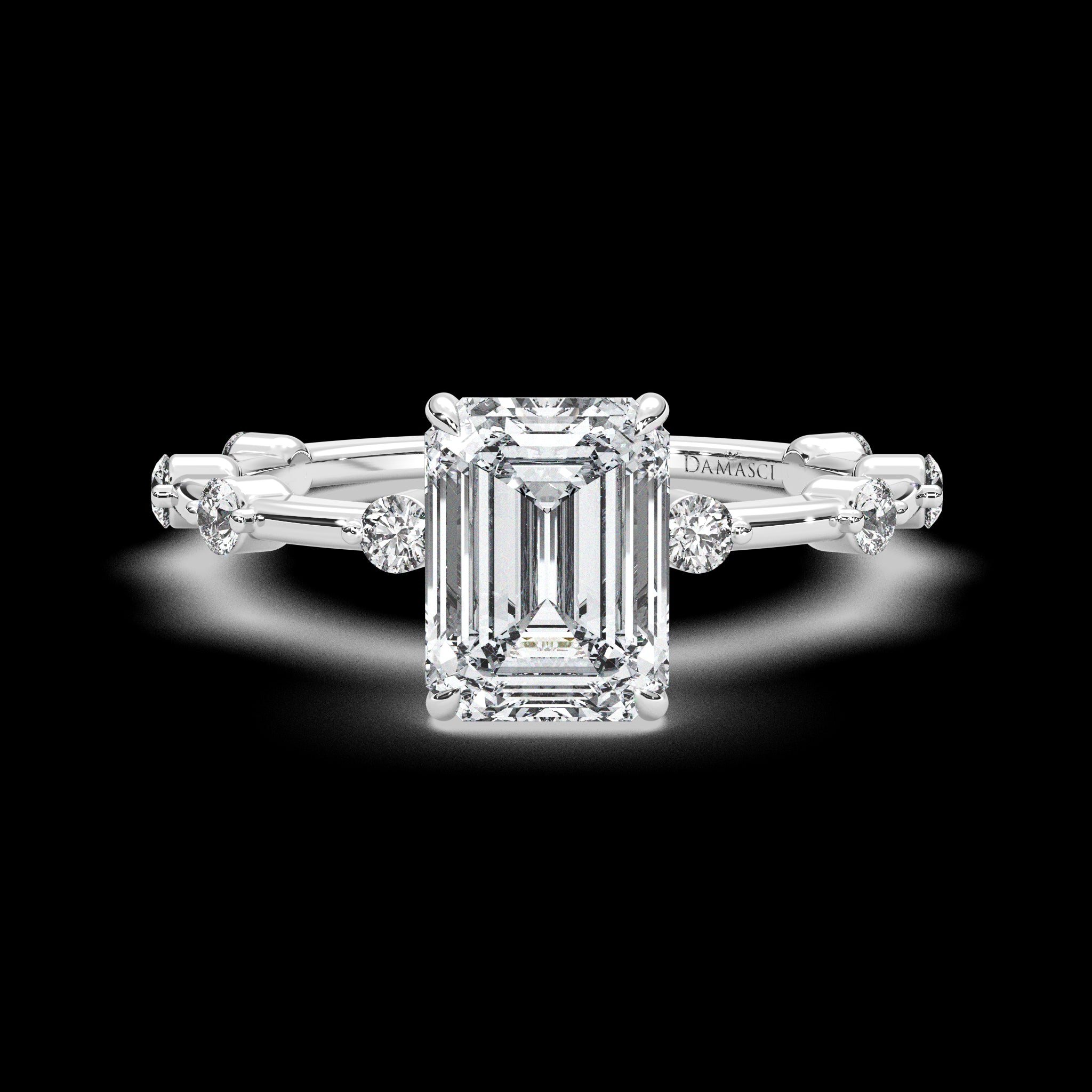 Classic Top with Segmented Round Diamonds - Radiant