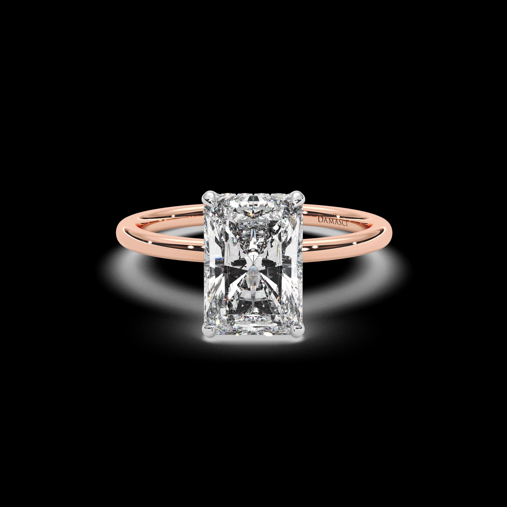 Radiant Solitaire Engagement Ring