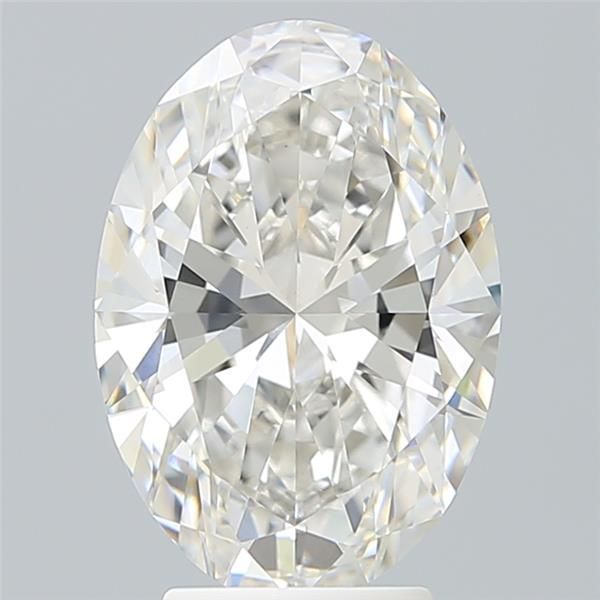 4.09 ct G Color VVS2 Clarity Oval Shape Lab Grown Diamond