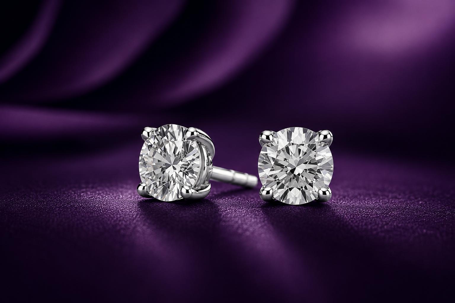 Complimentary Diamond Stud Earrings with Purchase | Damasci