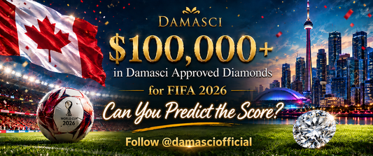 $100,000+ in Damasci Approved Diamonds for FIFA 2026: Can You Predict the Score?