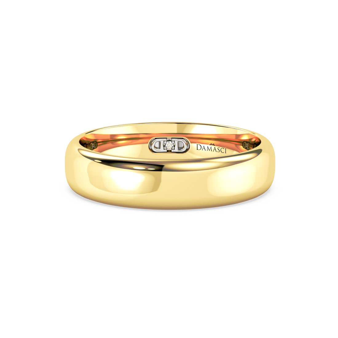 Signature Comfort Fit Classic 5.0mm Mens Wedding Band