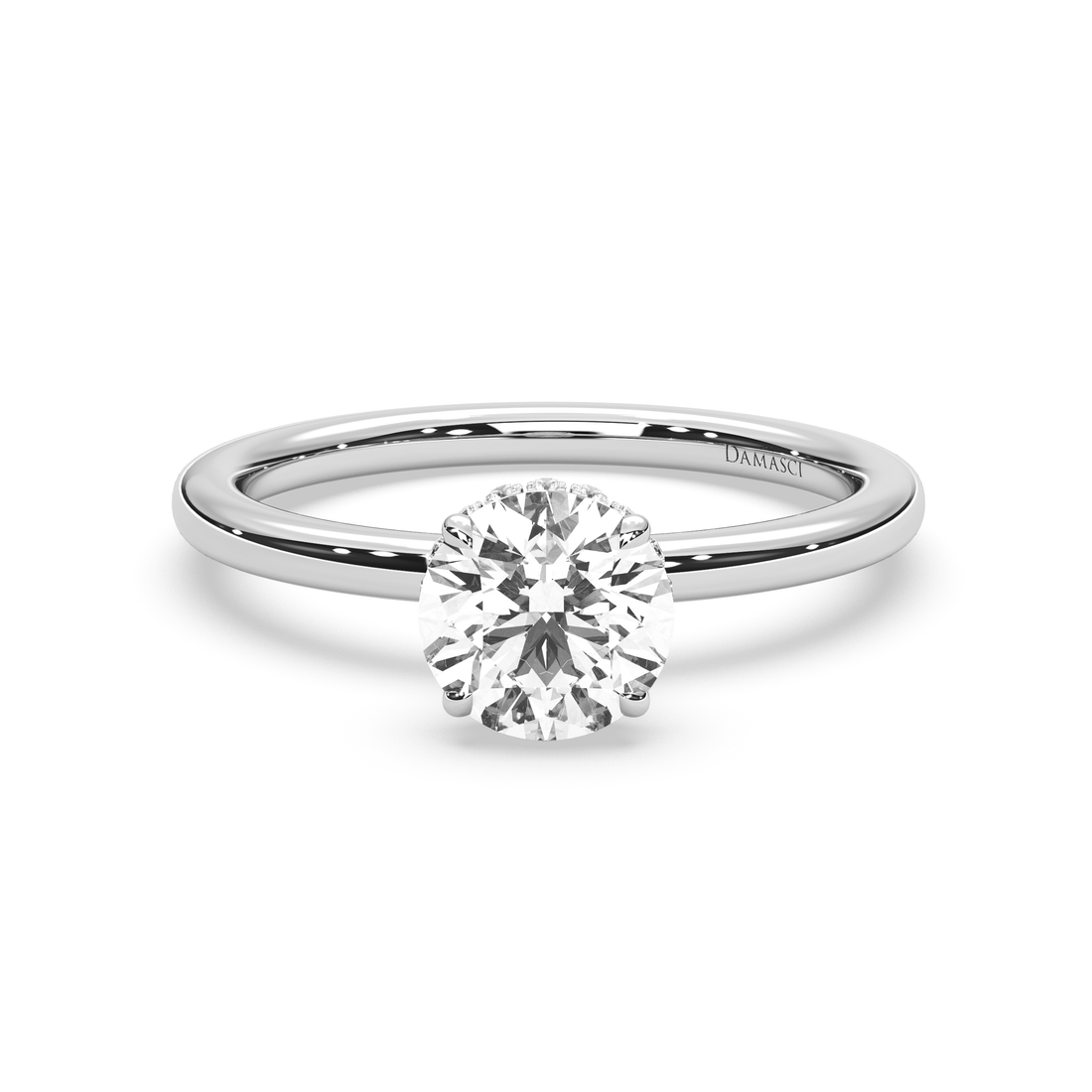 Hidden Halo with Simple Band - Round