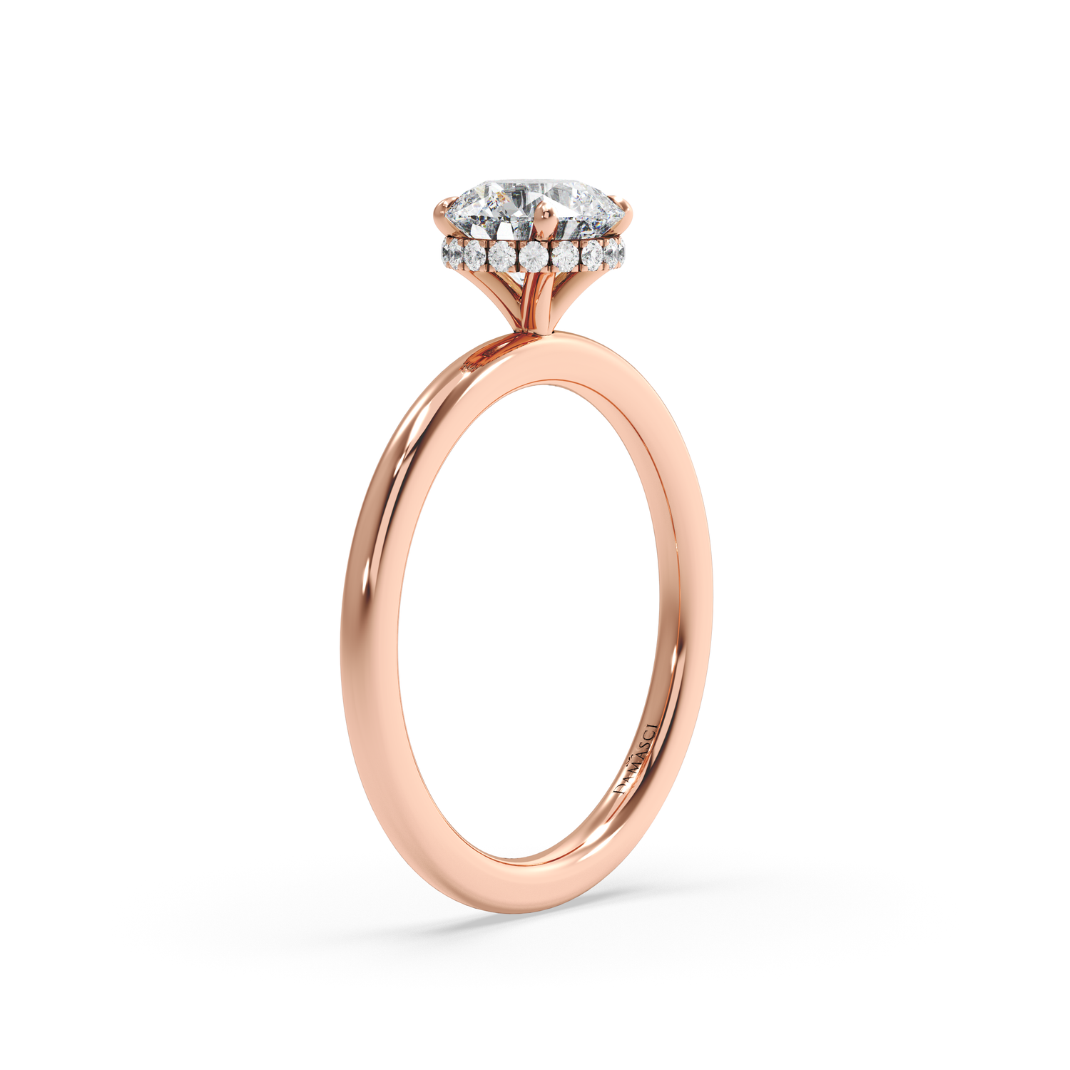 Hidden Halo with Simple Band - Round