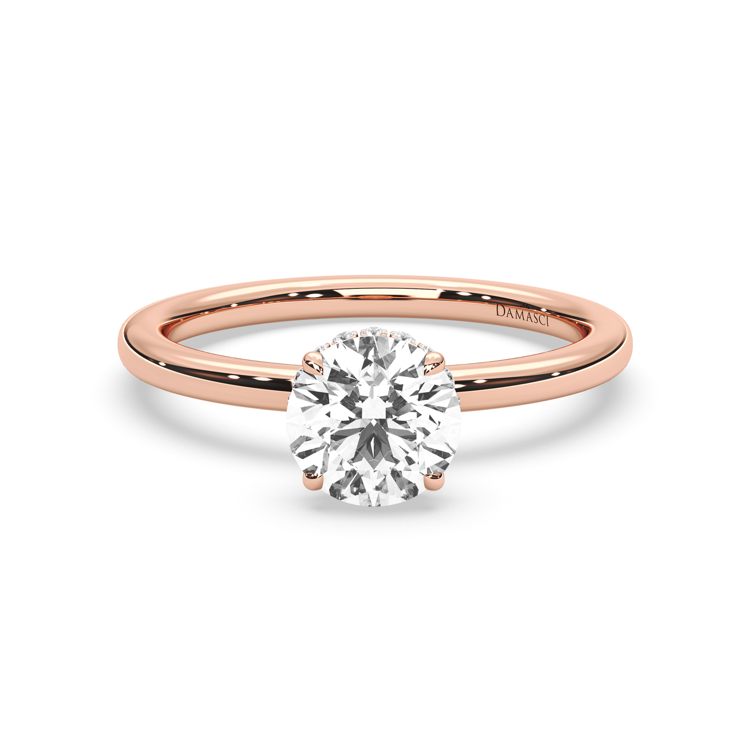 Hidden Halo with Simple Band - Round