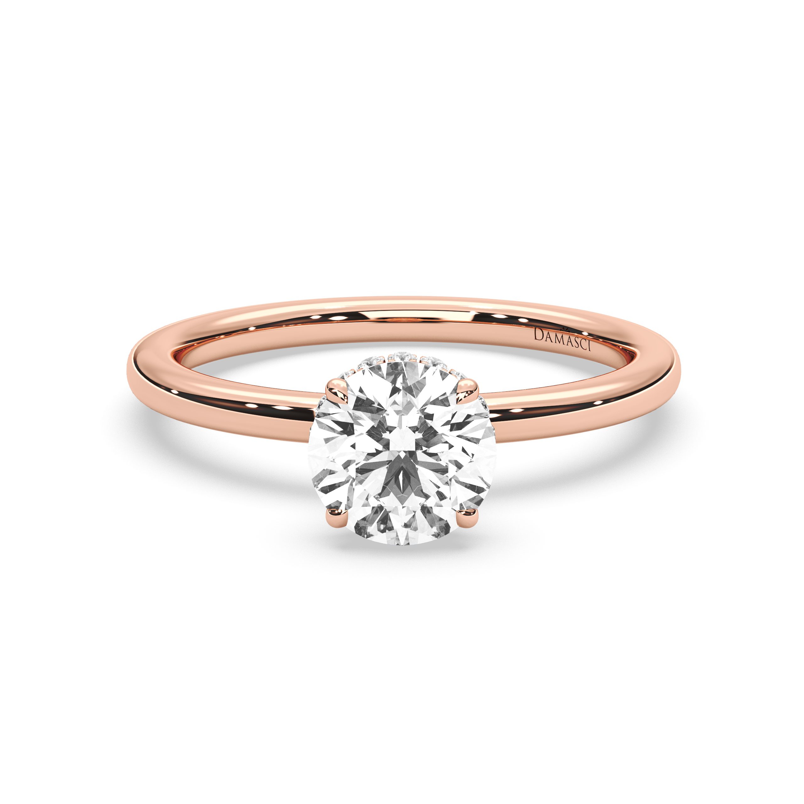 Hidden Halo with Simple Band - Round